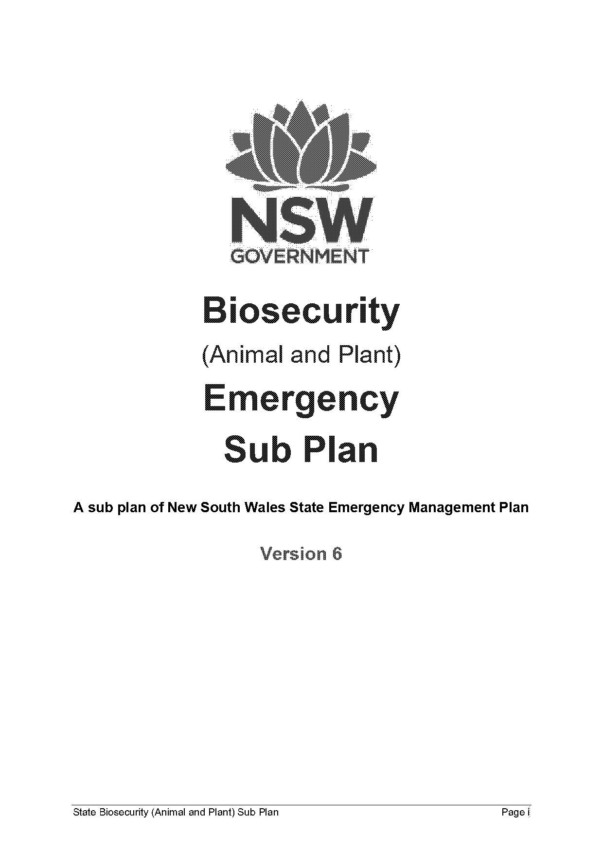 biosecurity management plan nsw