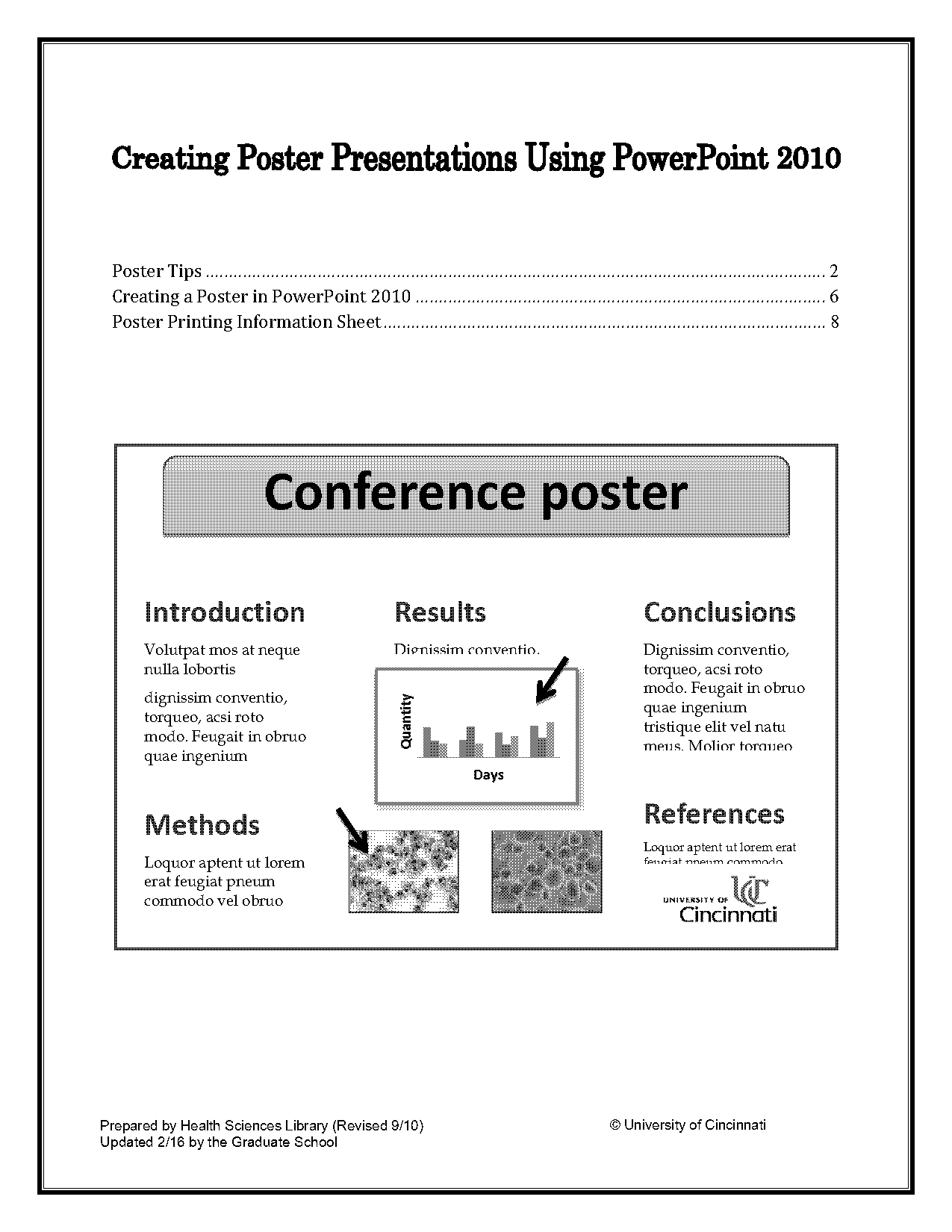 poster presentation title font size