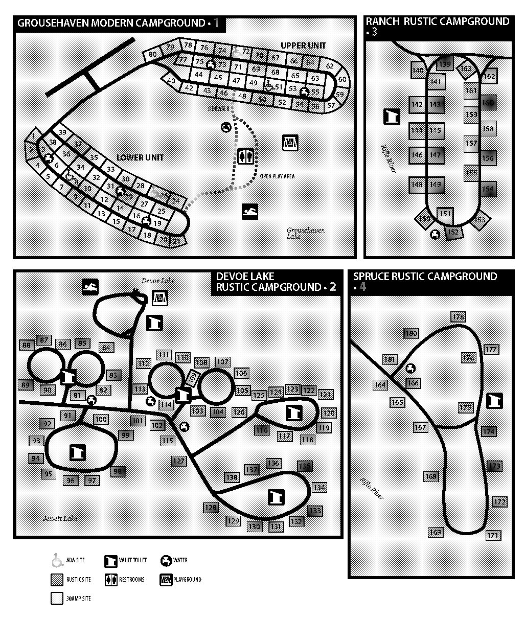 rifle river state park directions