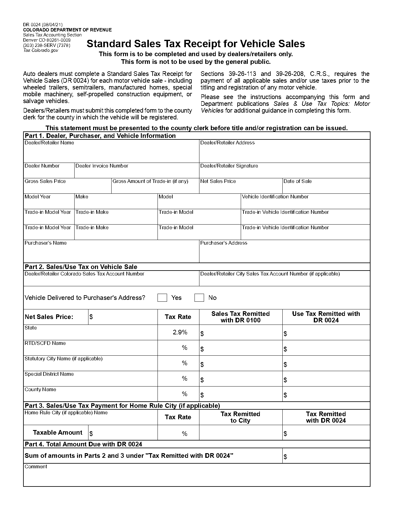 how to make a tax receipt