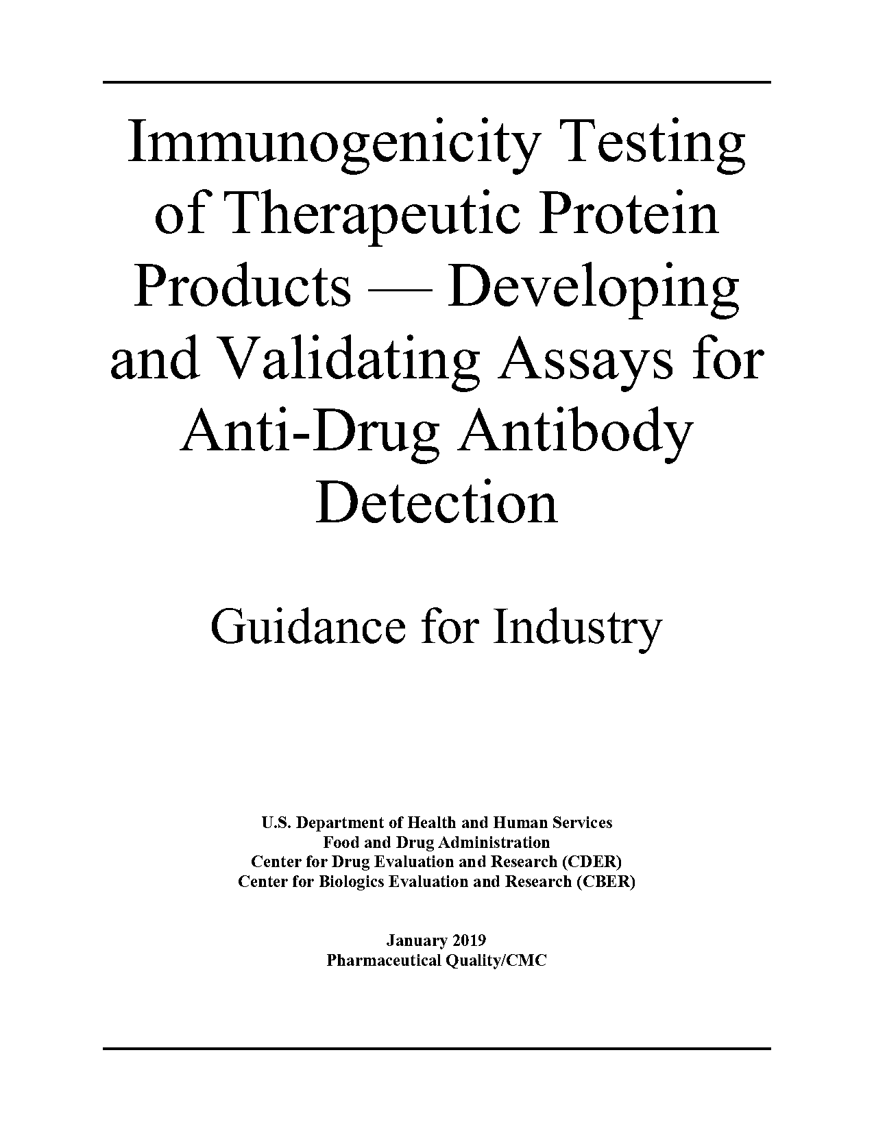 fda guidance on assay development for immunogenicity testing