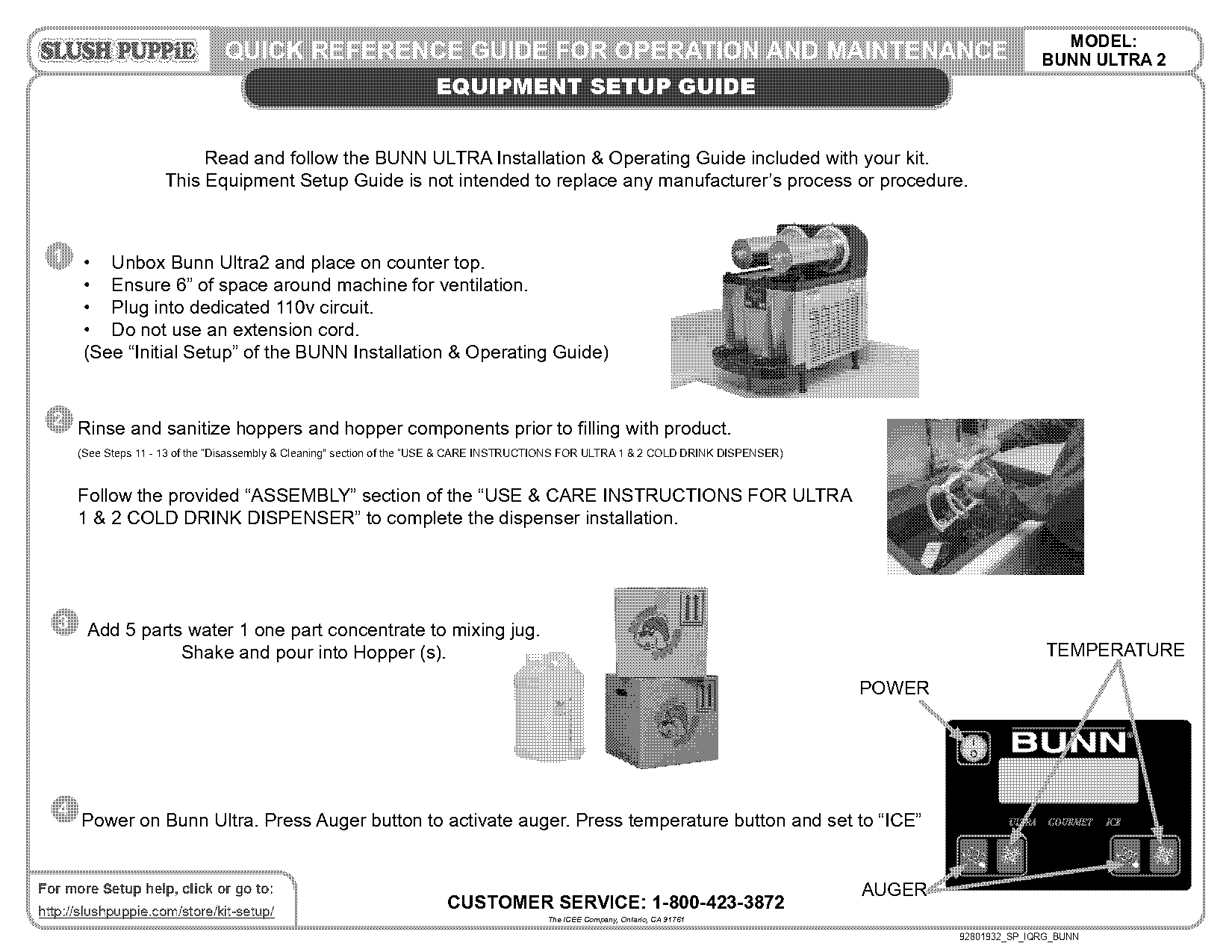 bunn ultra slush machine manual