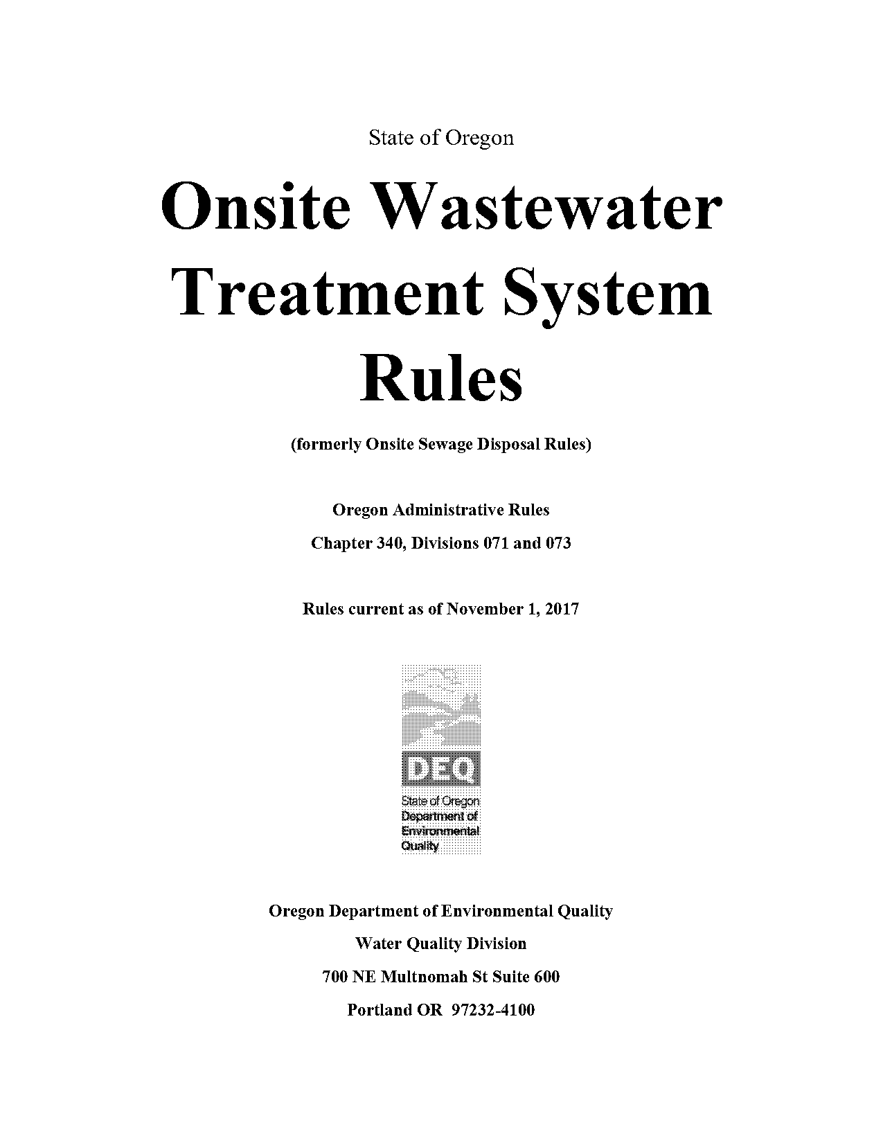 oregon deq wpcf permit renewal