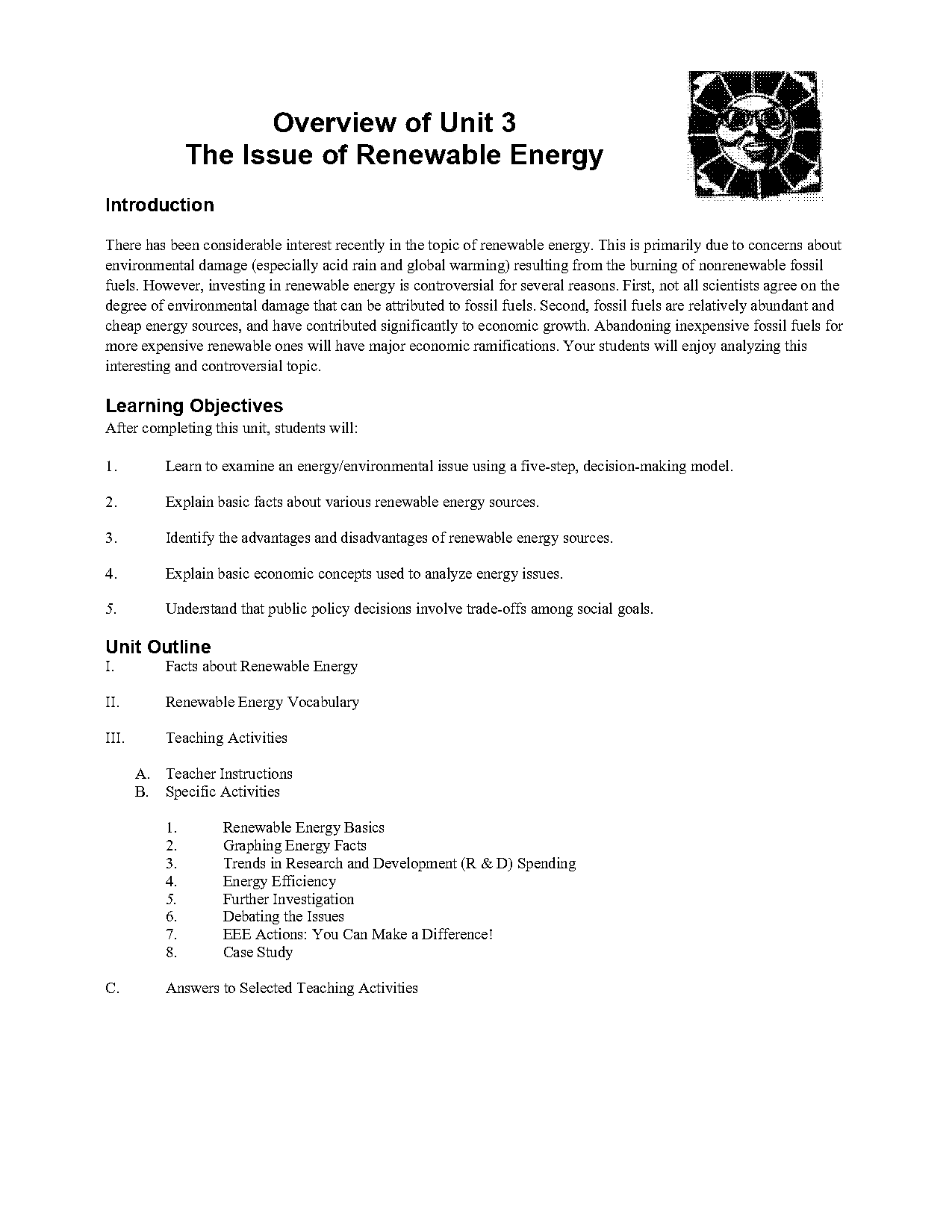 fill in the chart for renewable resources