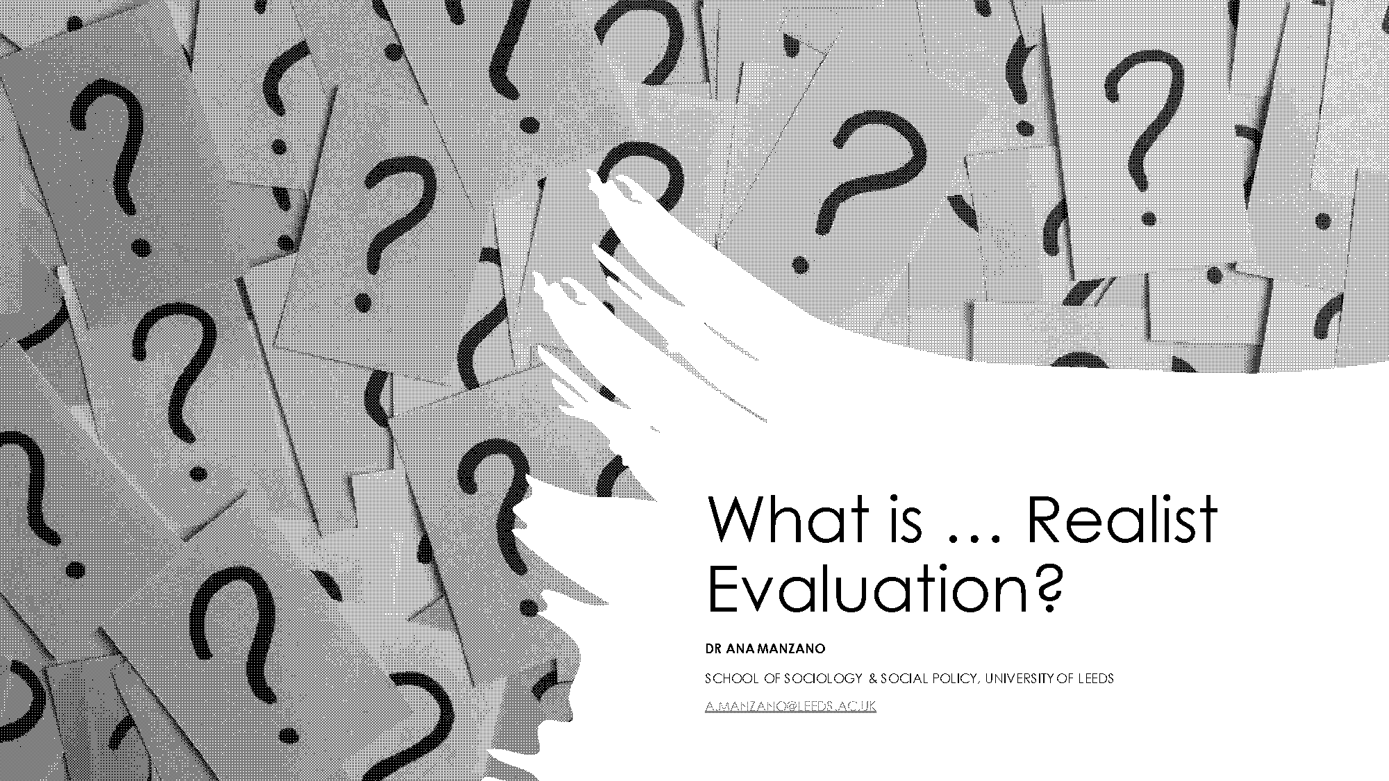 the science of evaluation a realist manifesto pdf