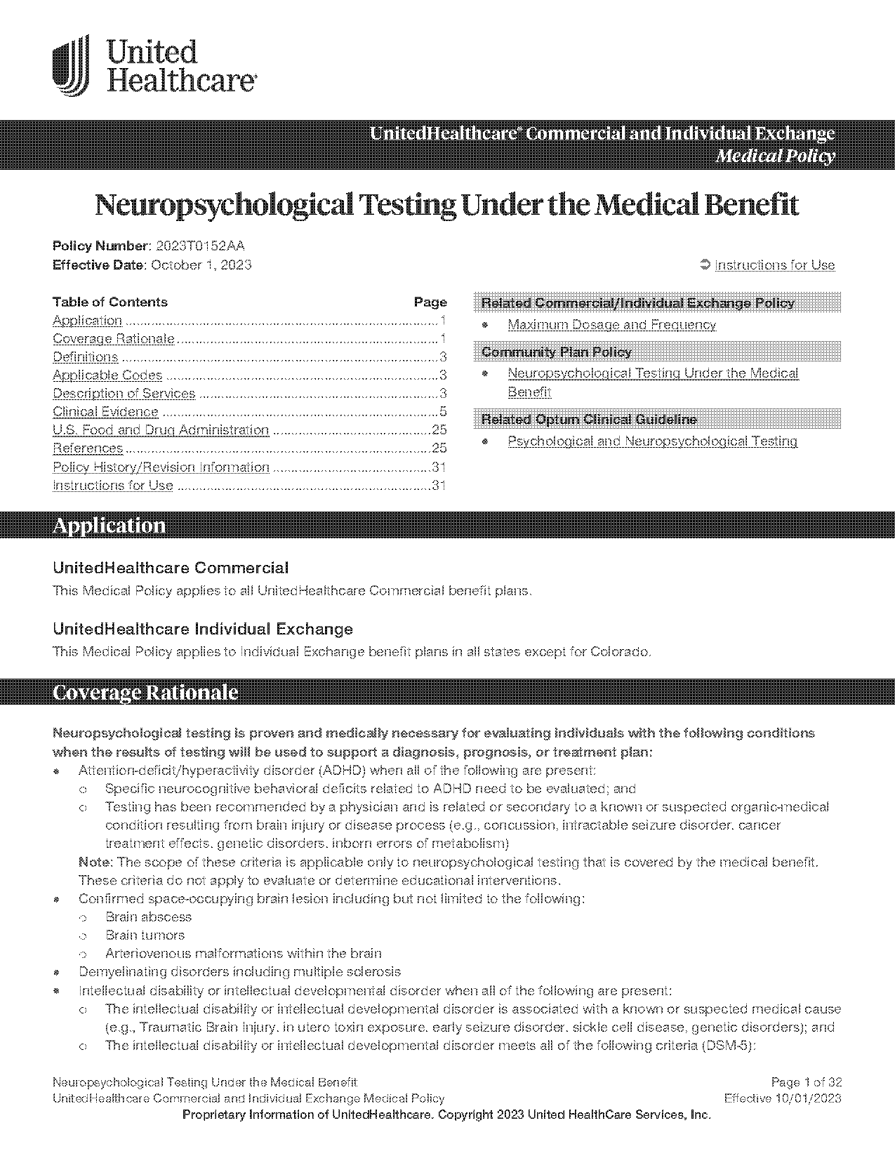 neuropsychological test sample pdf