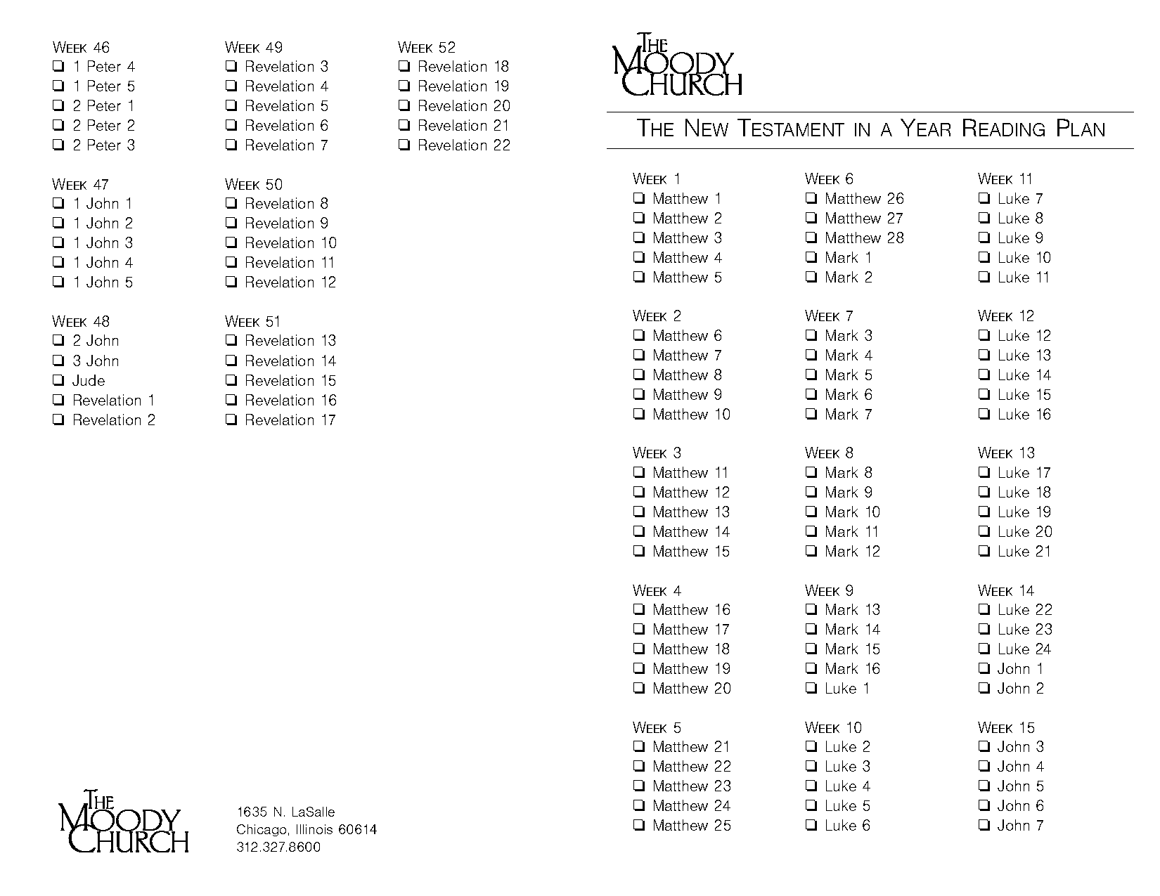 bible new testament reading plan