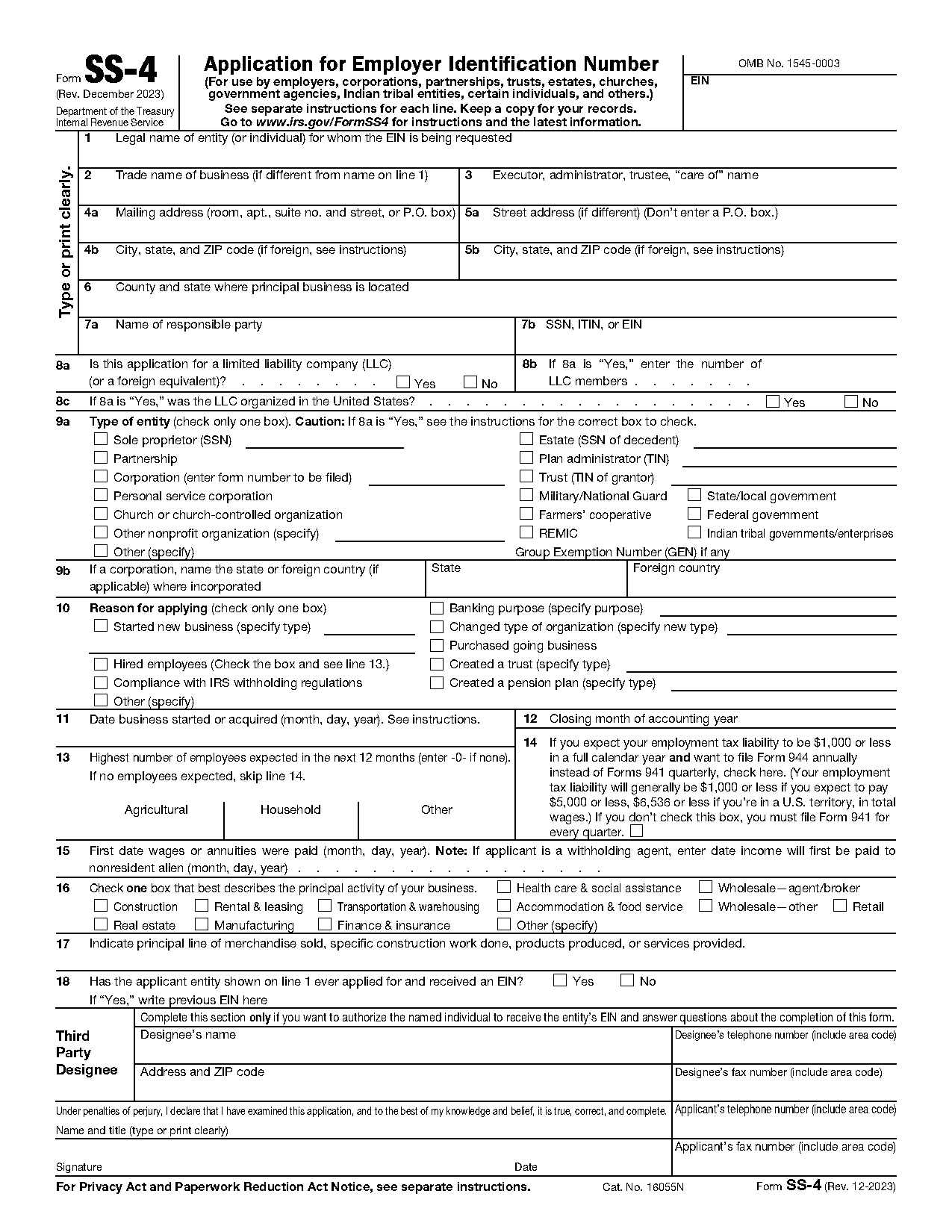 free employment application texas