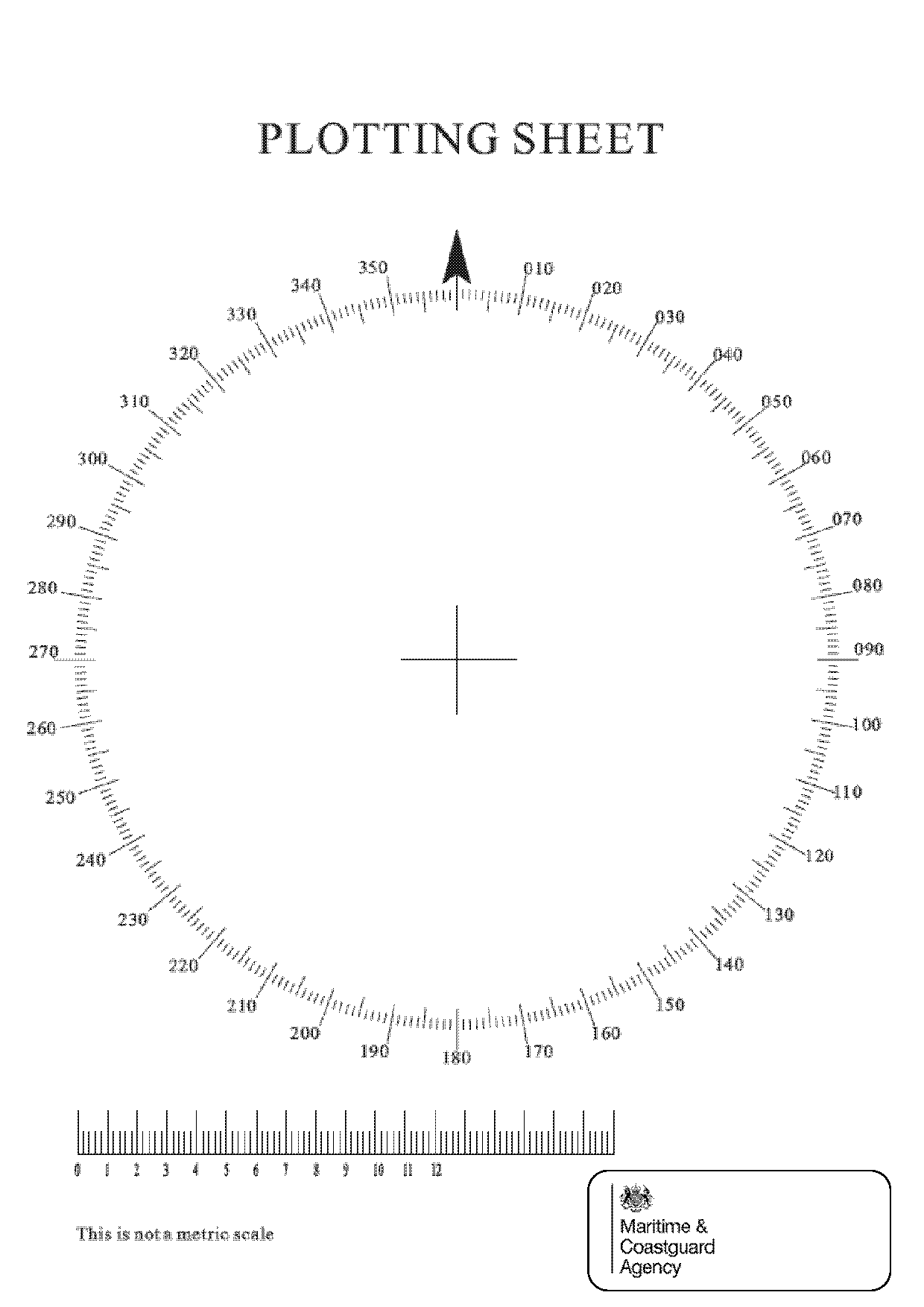 radar plotting sheet blank