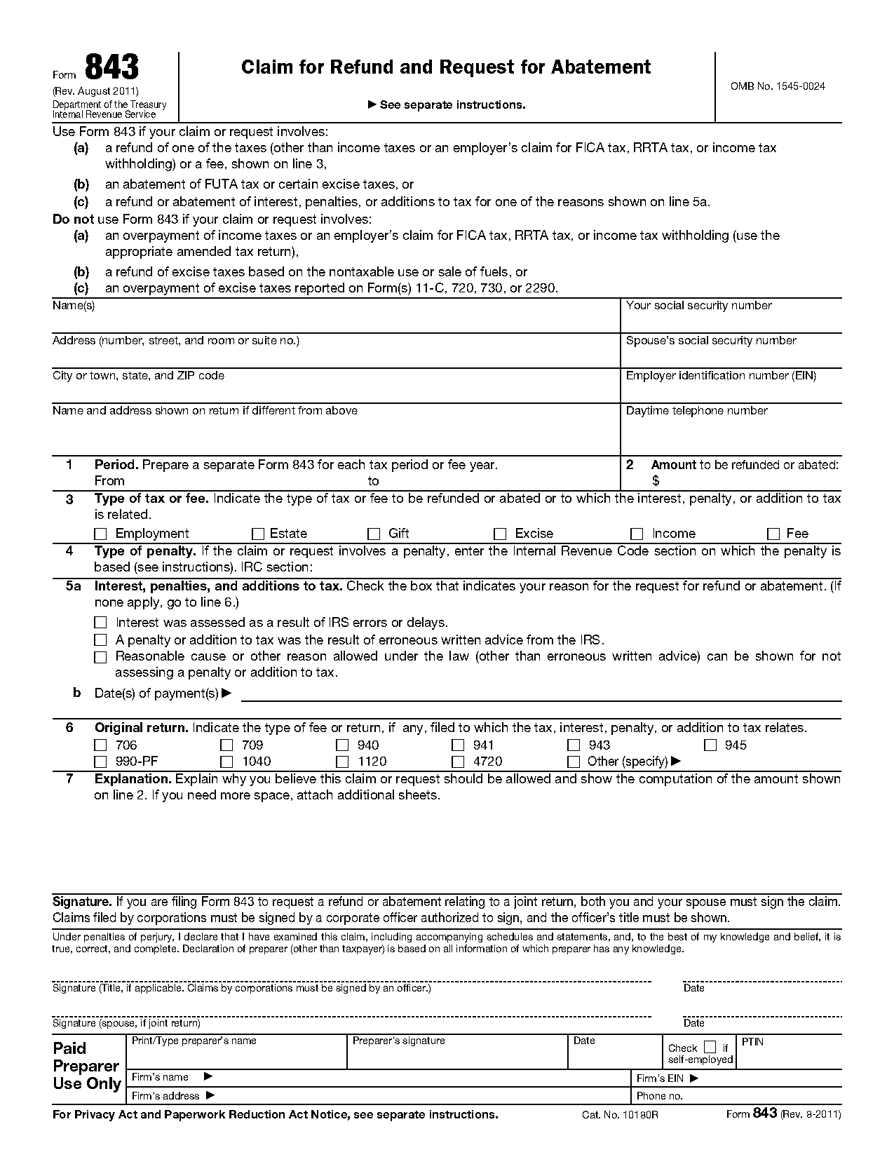 irs penalty and interest waiver form