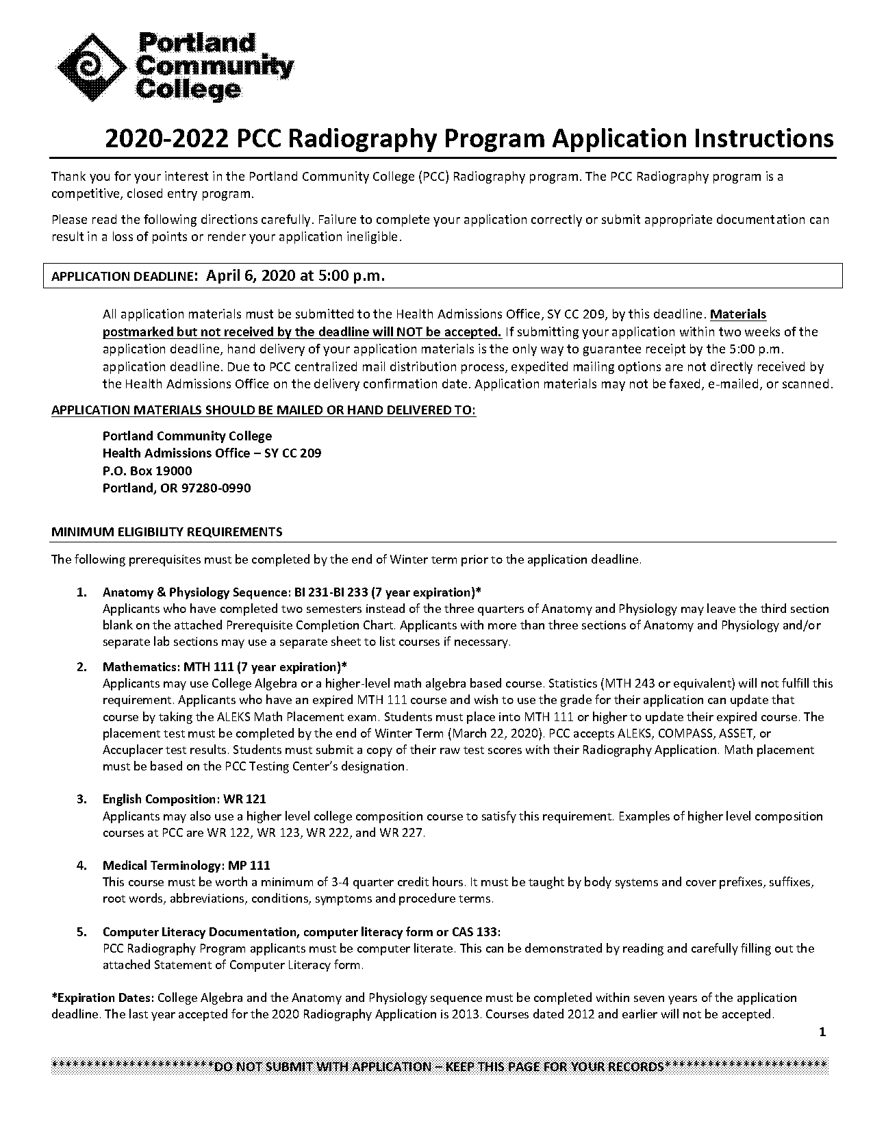 pcc official transcript request form