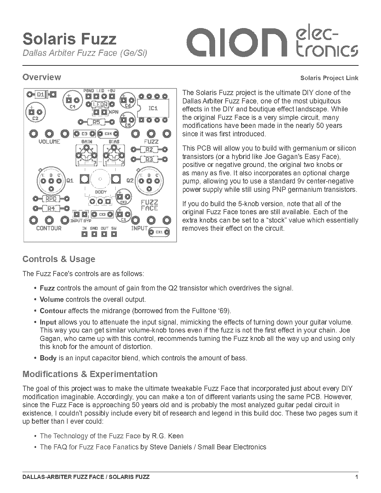 small bear fuzz face kit instructions