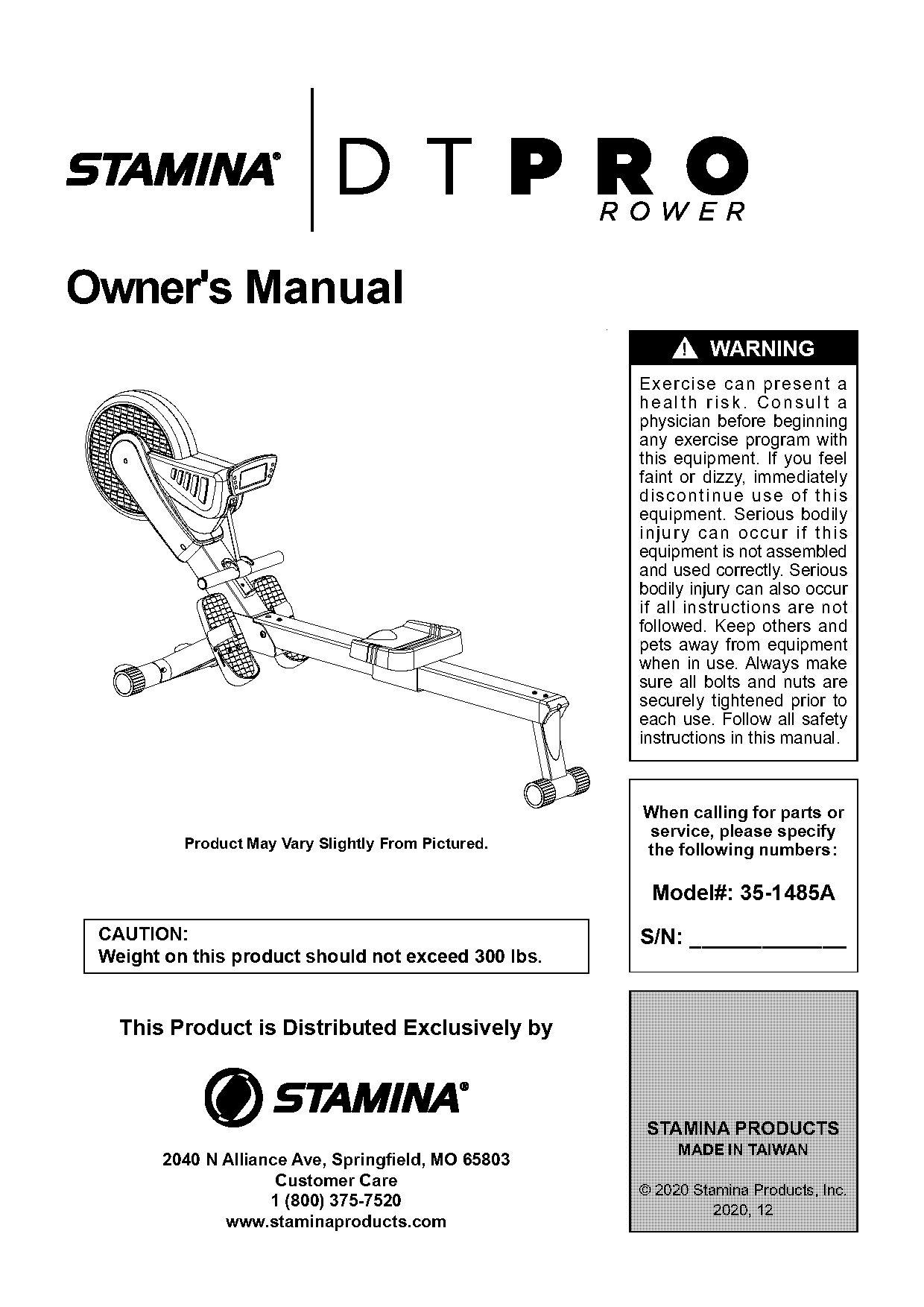 pro fitness rower instructions