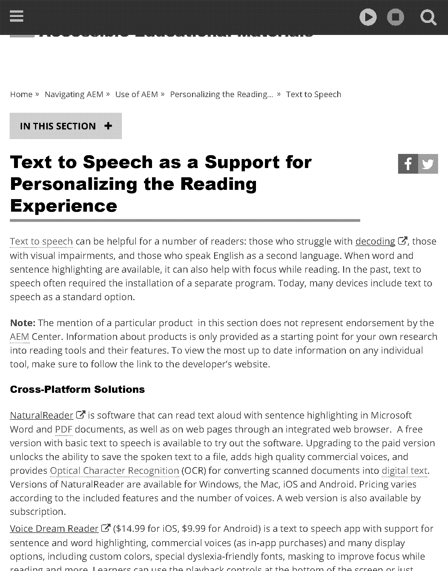 android epub text to speech app