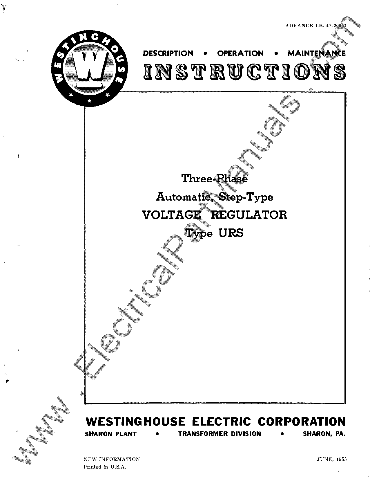 operating a manual tap changer