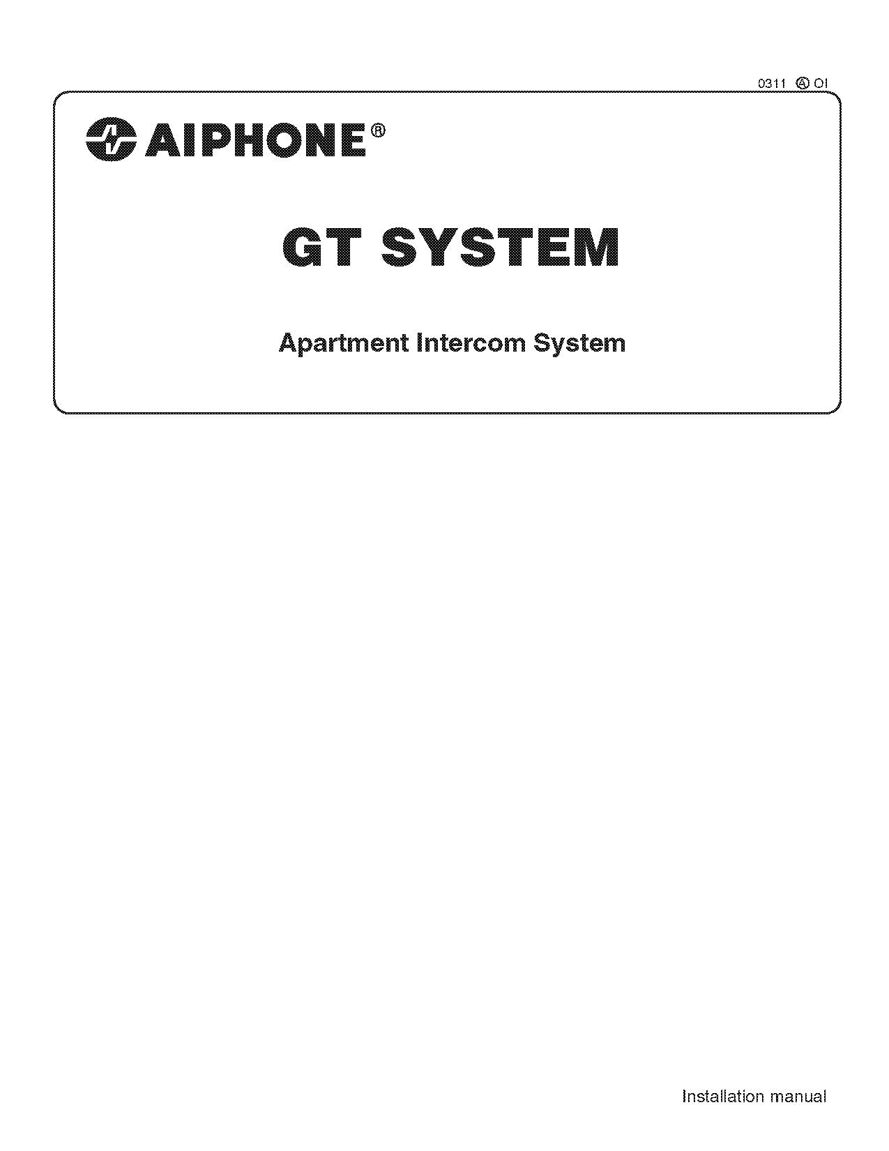 user manual for gt series