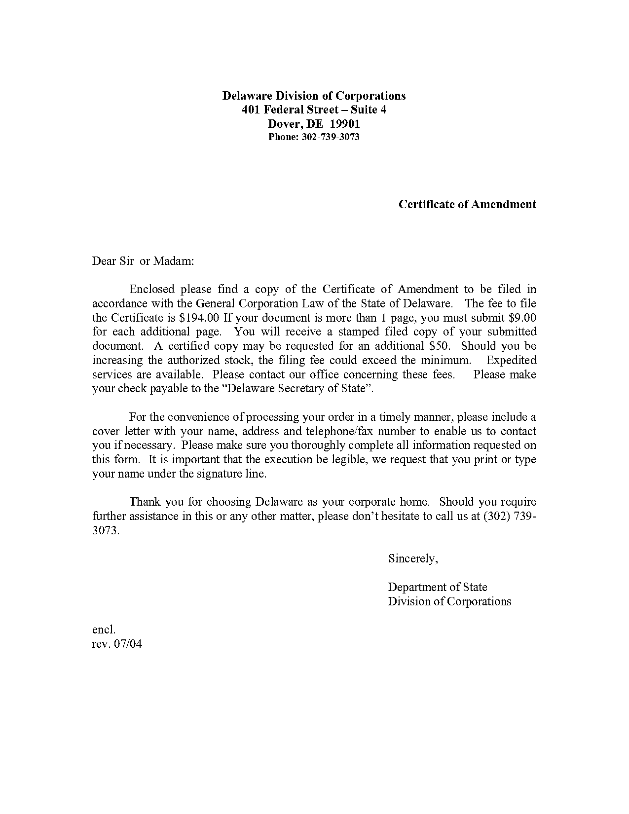 delaware llc name change form