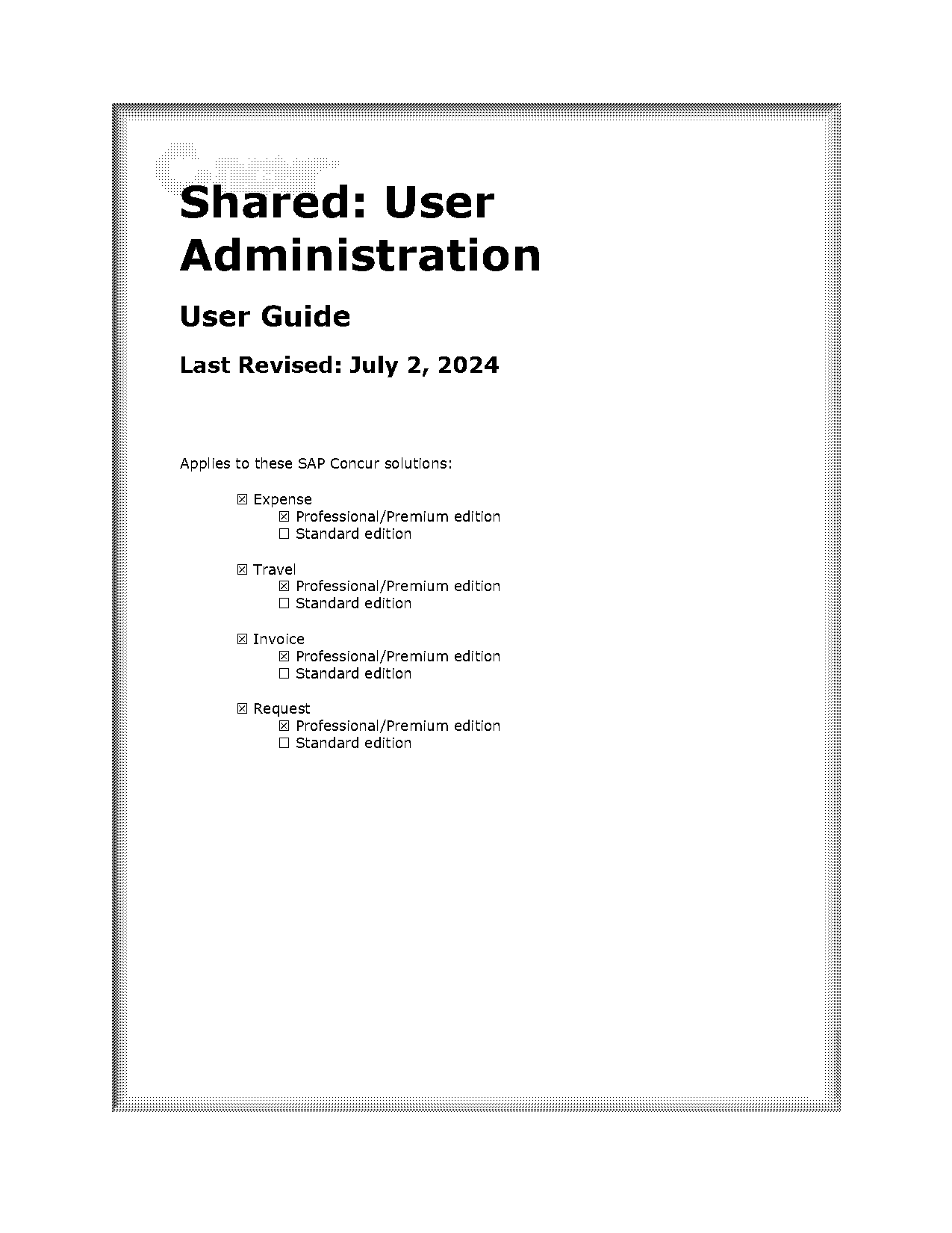 sap change request management configuration guide