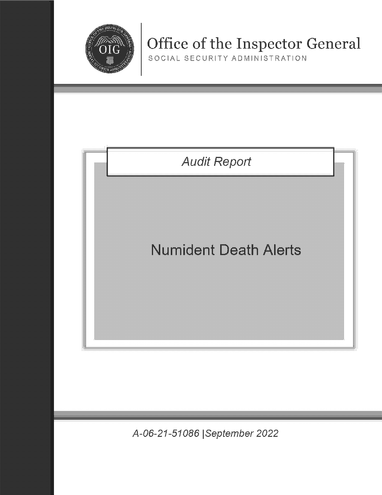 social security administration death notification