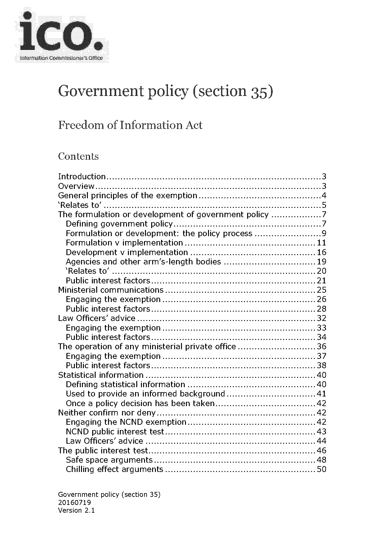 government policy development process uk