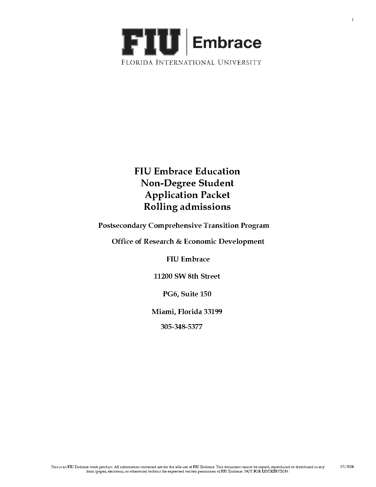 fiu recommendation letter template