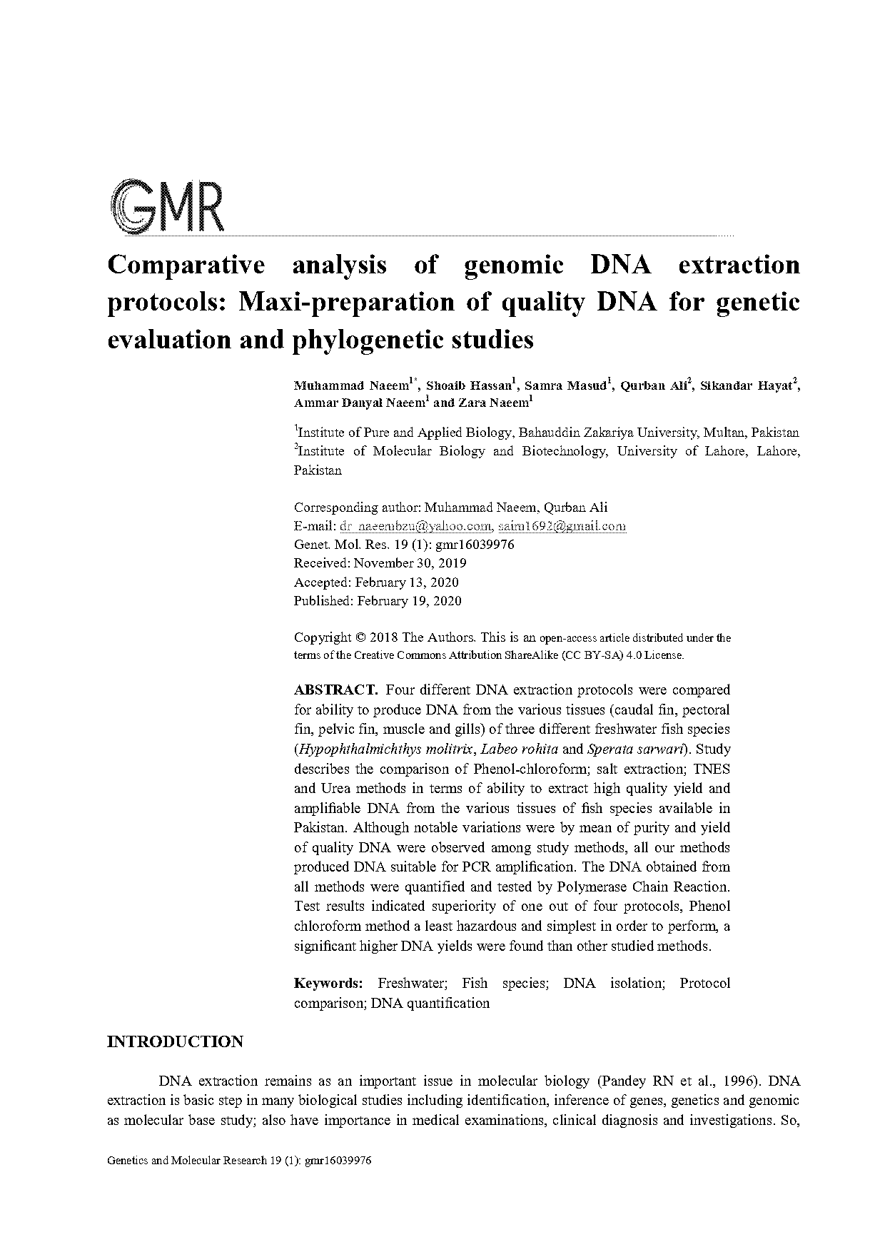 phenol chloroform method of dna extraction protocol