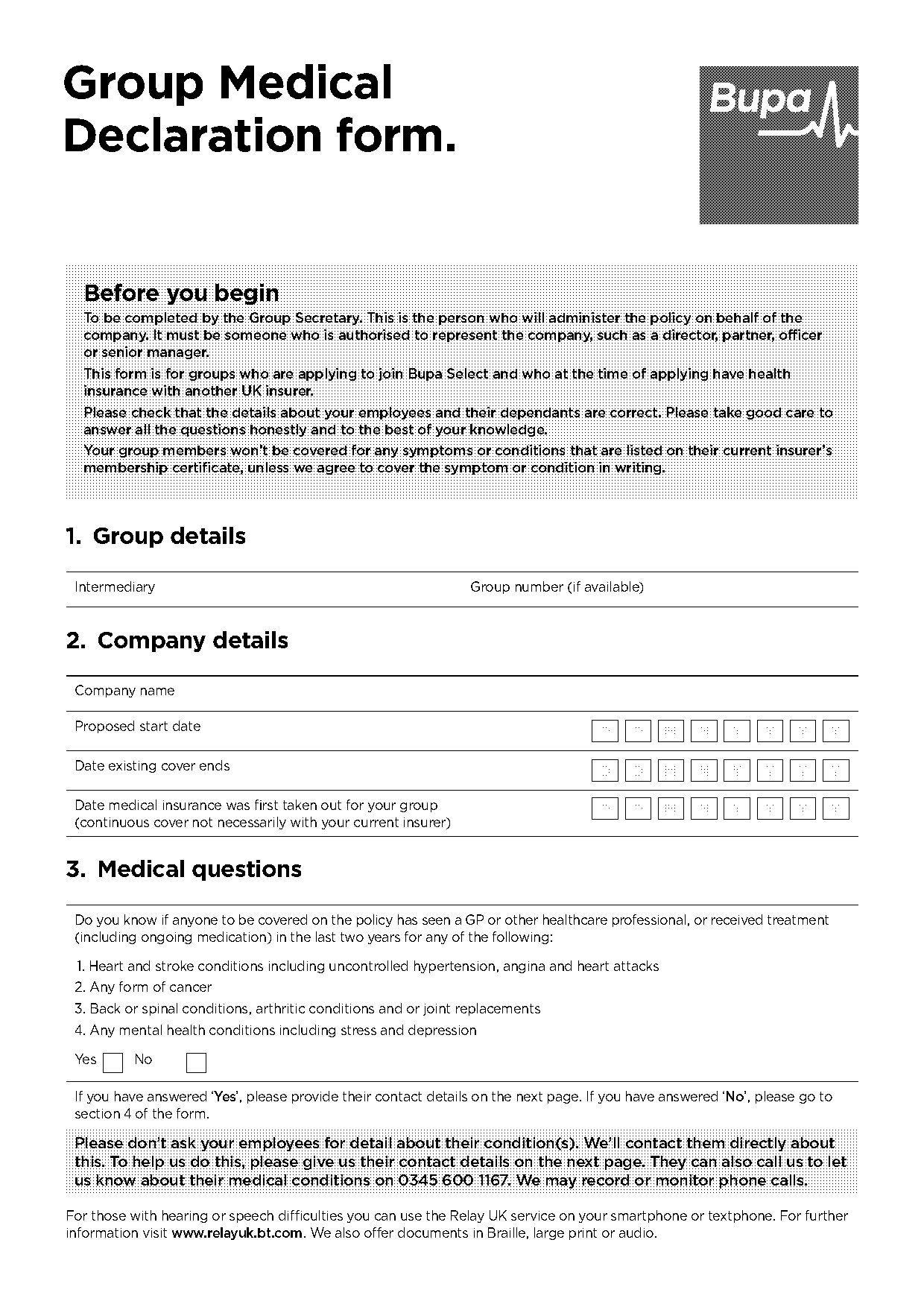 bupa medical declaration form saudi arabia