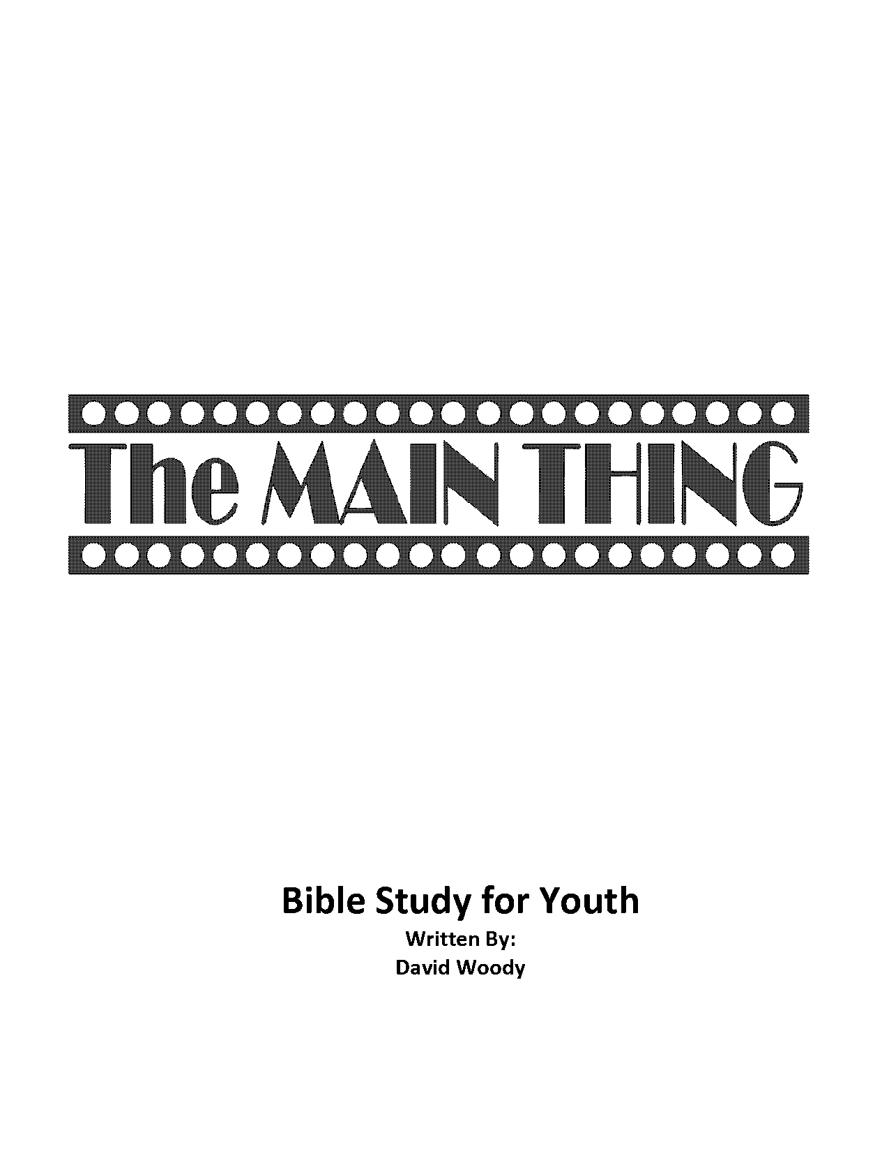 teenage bible study lessons pdf