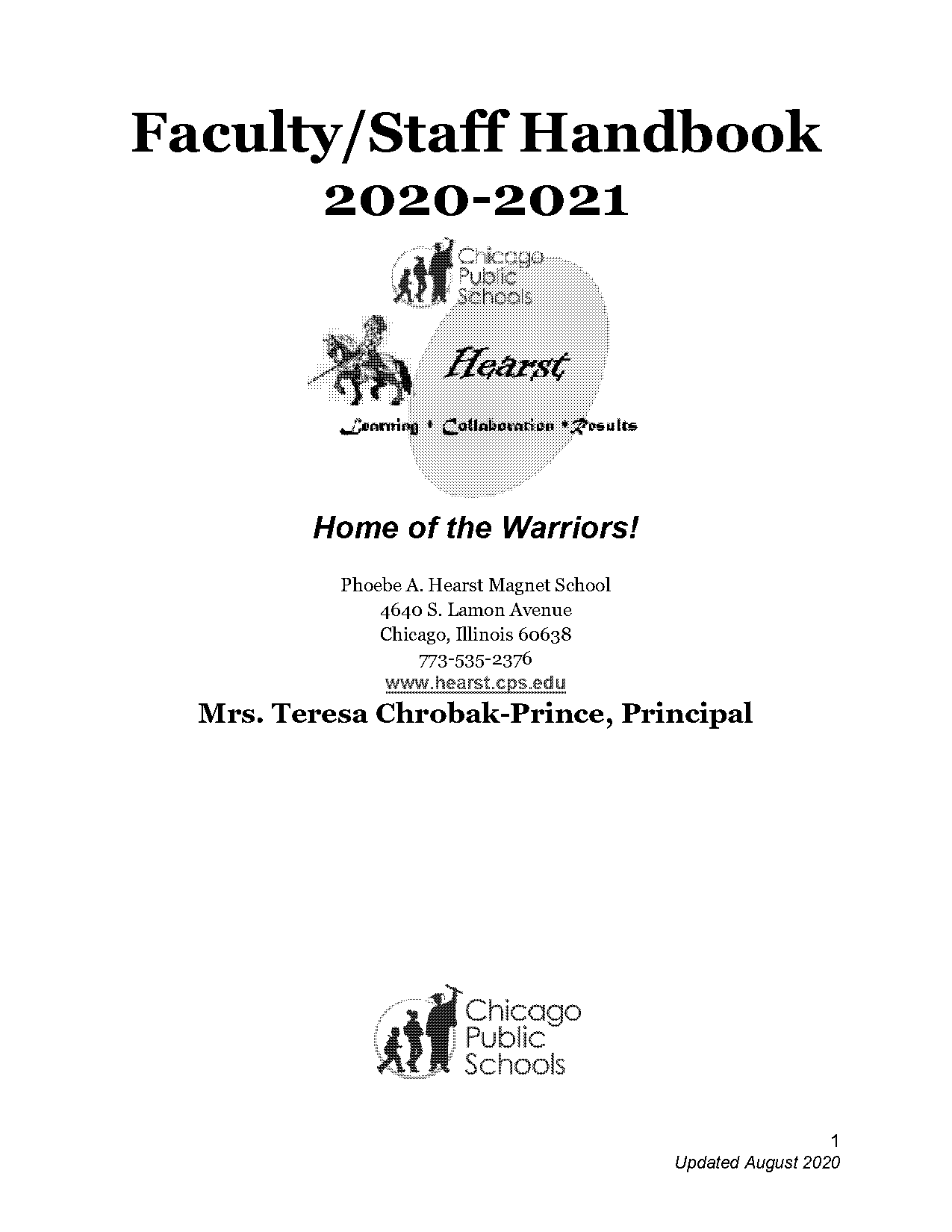 chicago public schools employee handbook