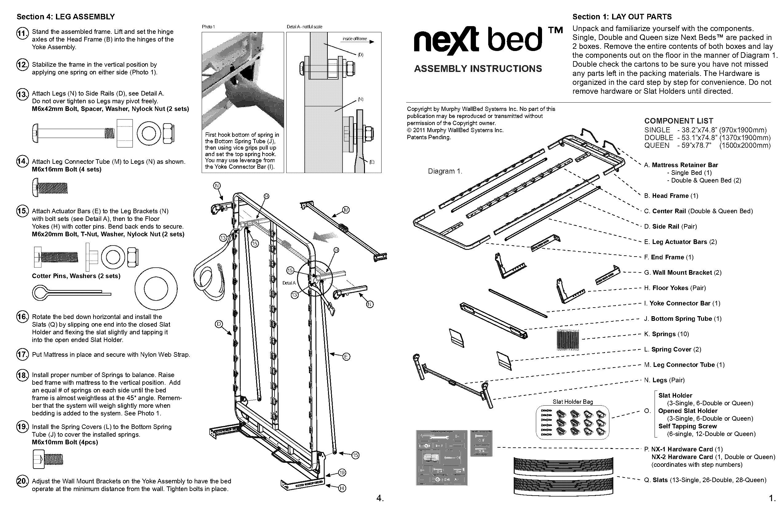 next bed assembly instructions