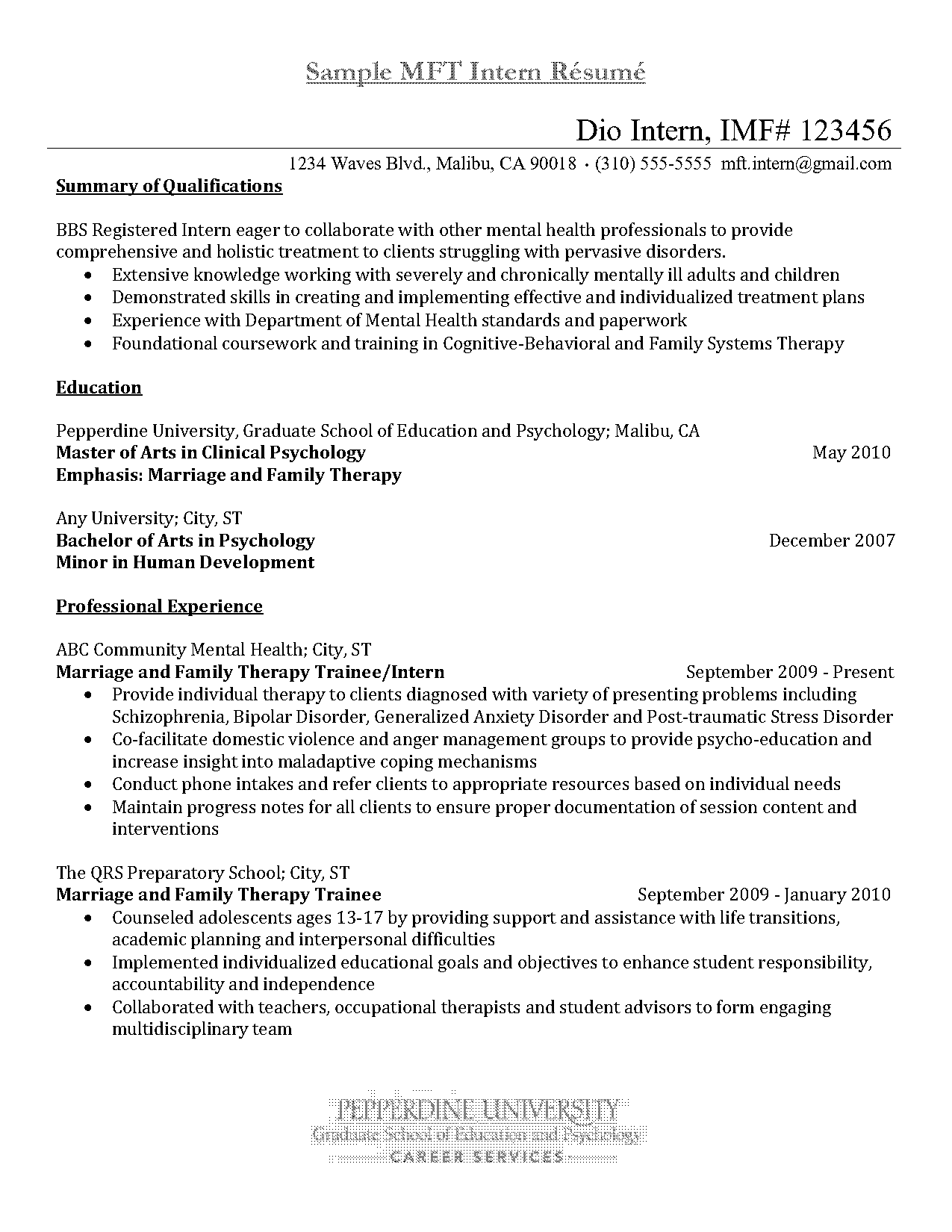 child modeling resume sample