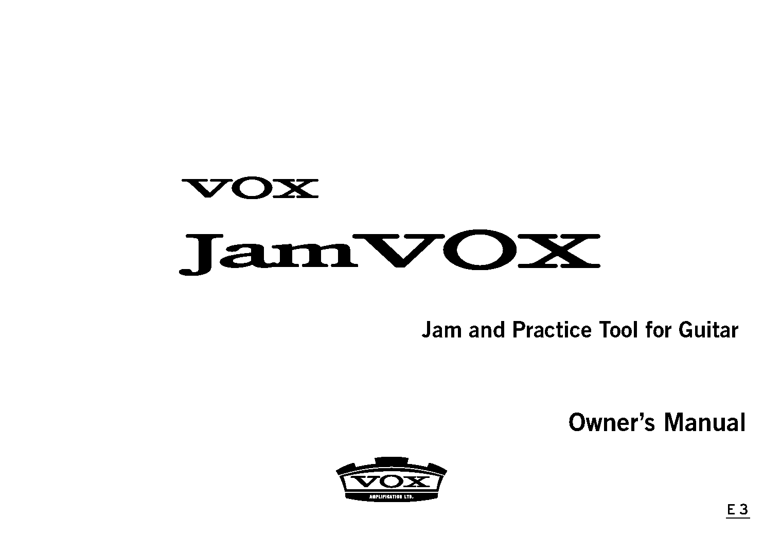 jamvox monitoring system instruction manual interface