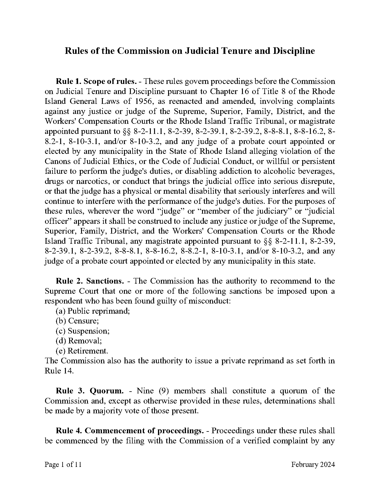 failure to comply to an ri probate subpoena