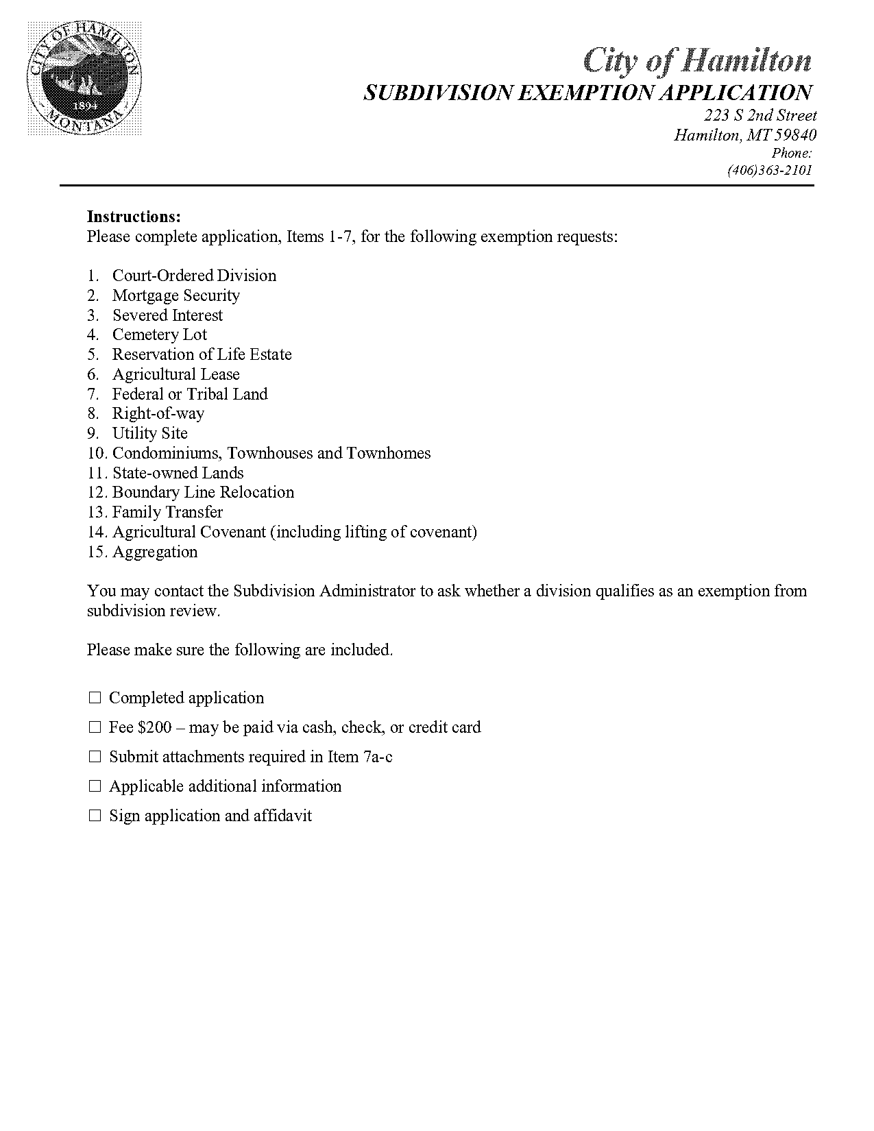 city of hamilton property survey