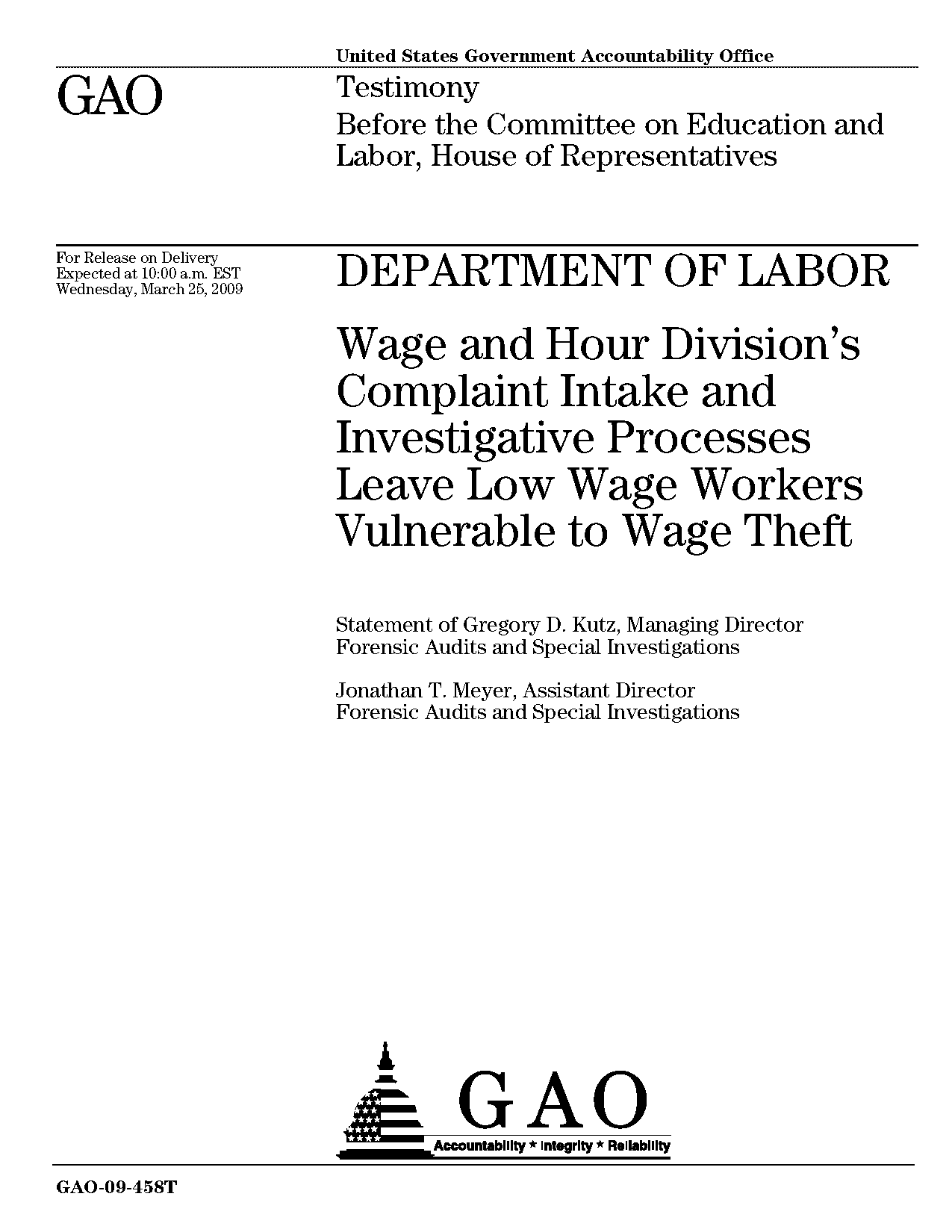 example wage and hour complaint california