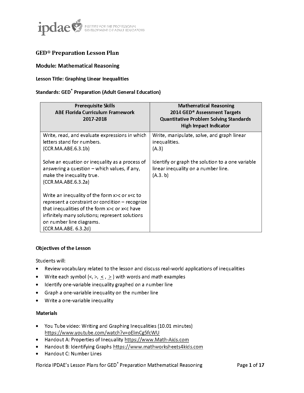 plotting inequalities on a number line worksheet