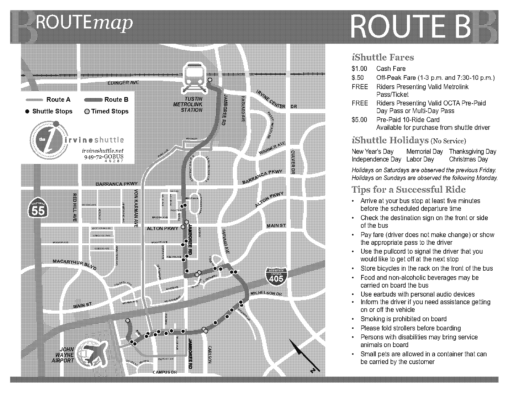 route b bus schedule saturday