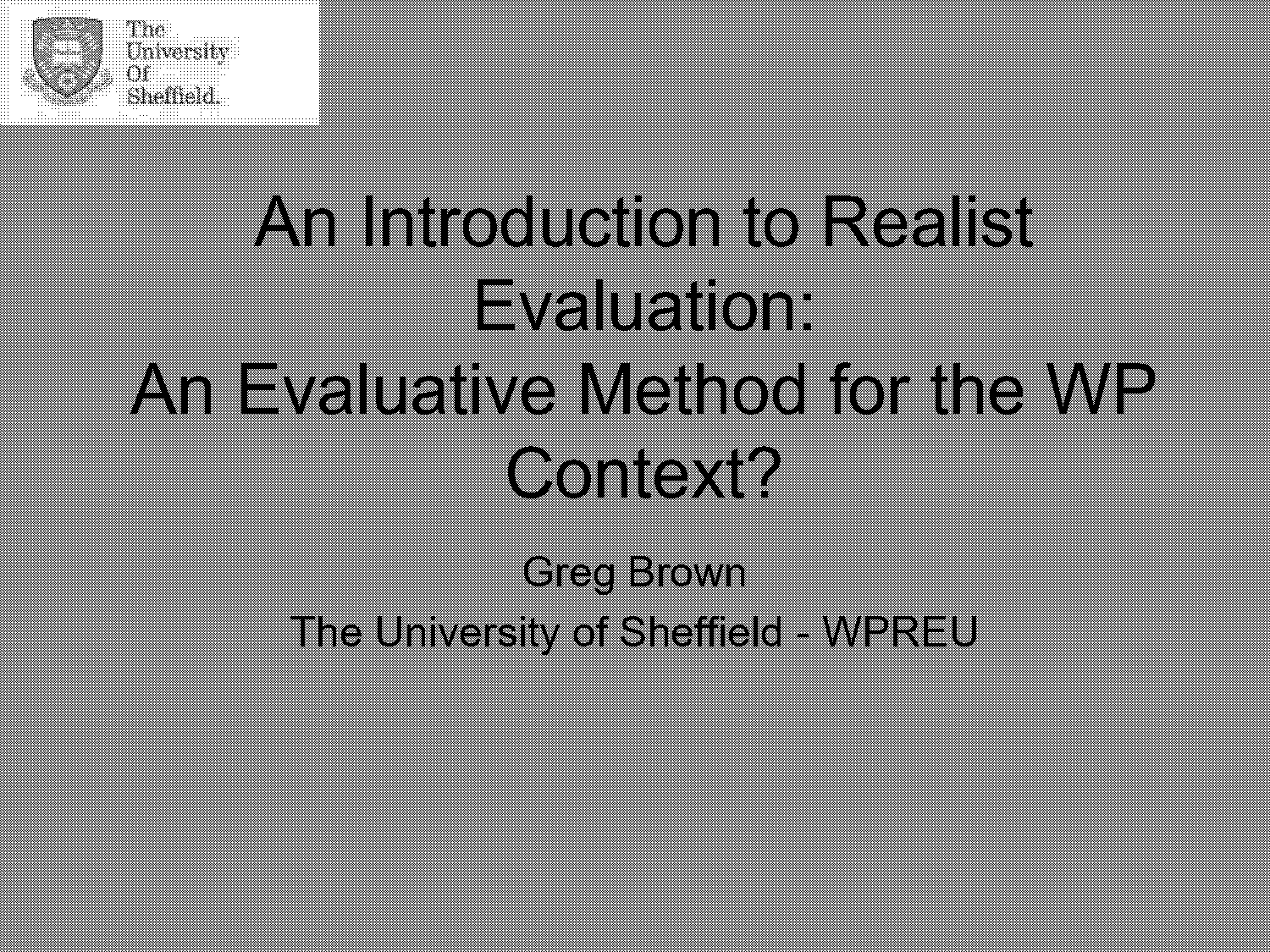 the science of evaluation a realist manifesto pdf