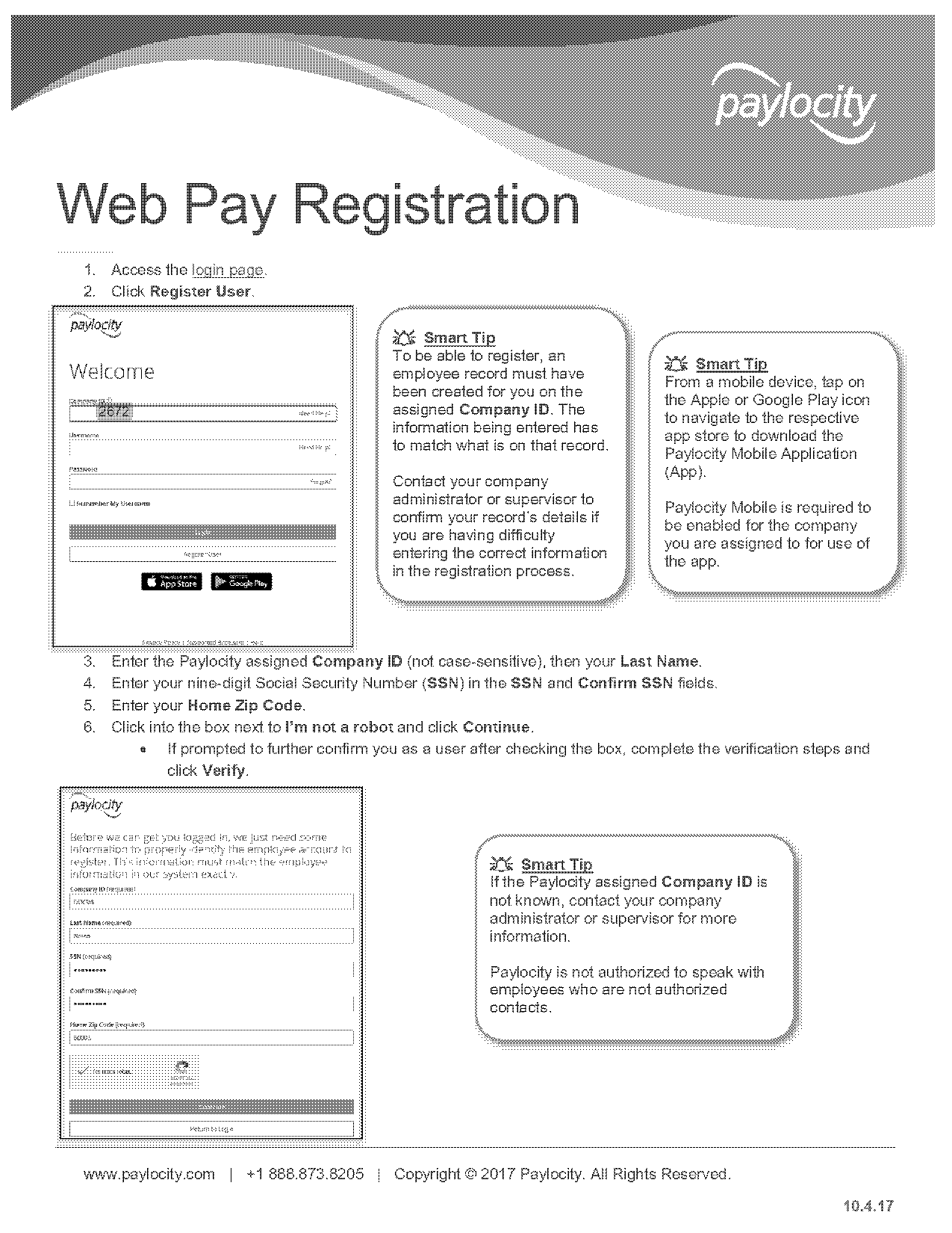 paylocity company assigned id