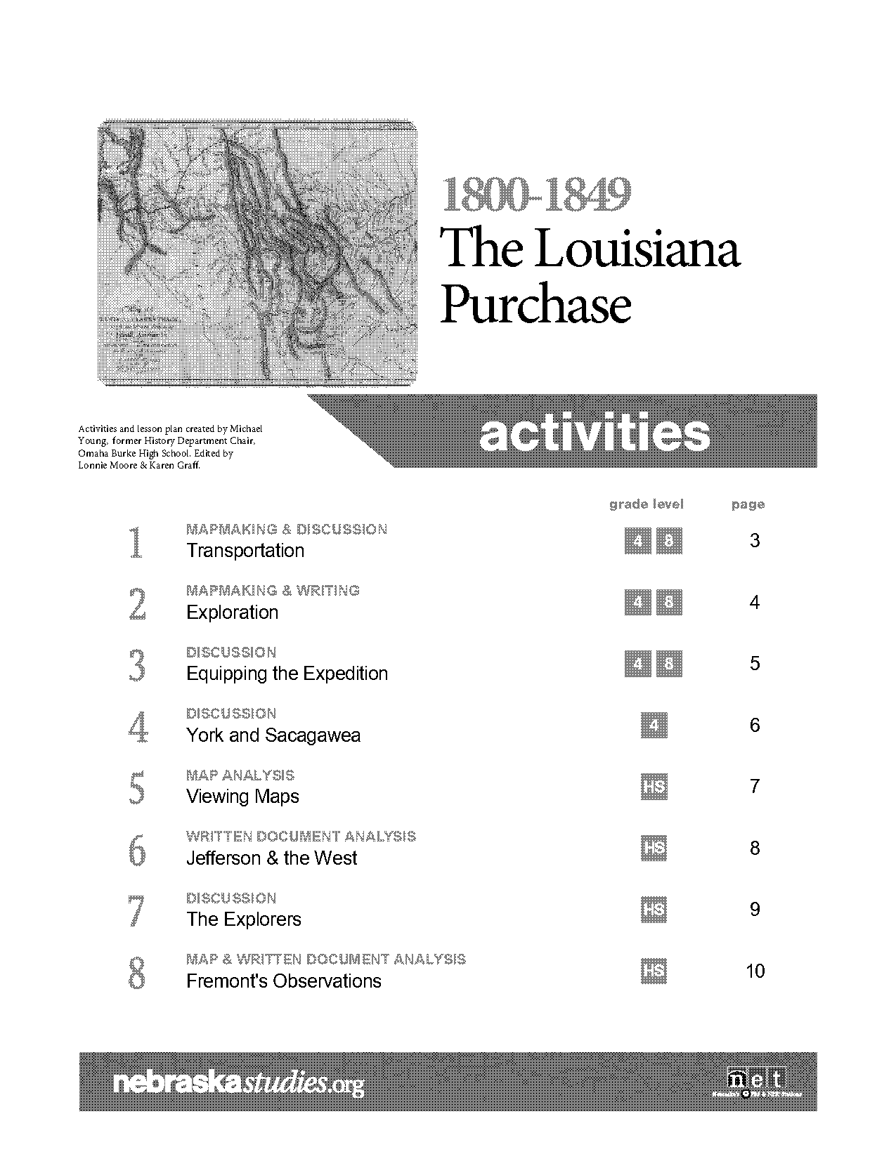 exploring the louisiana purchase worksheet answers