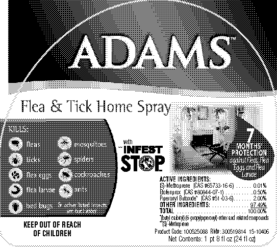 adams flea and tick home and carpet spray directions