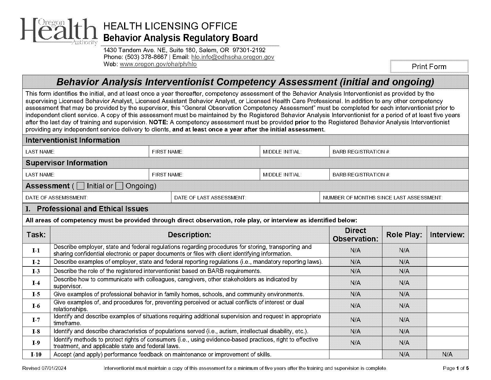 iv skills competency checklist