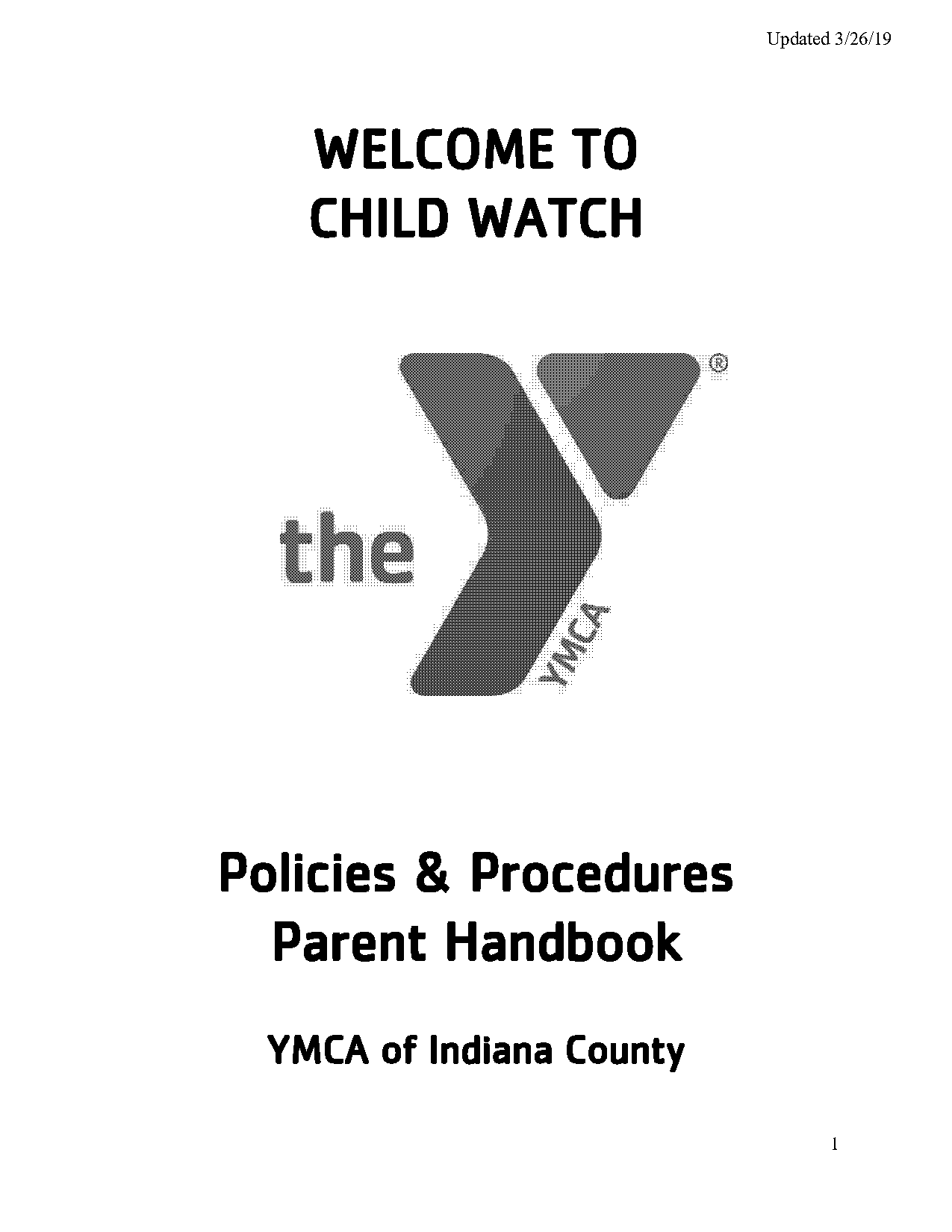 ymca sick child policy