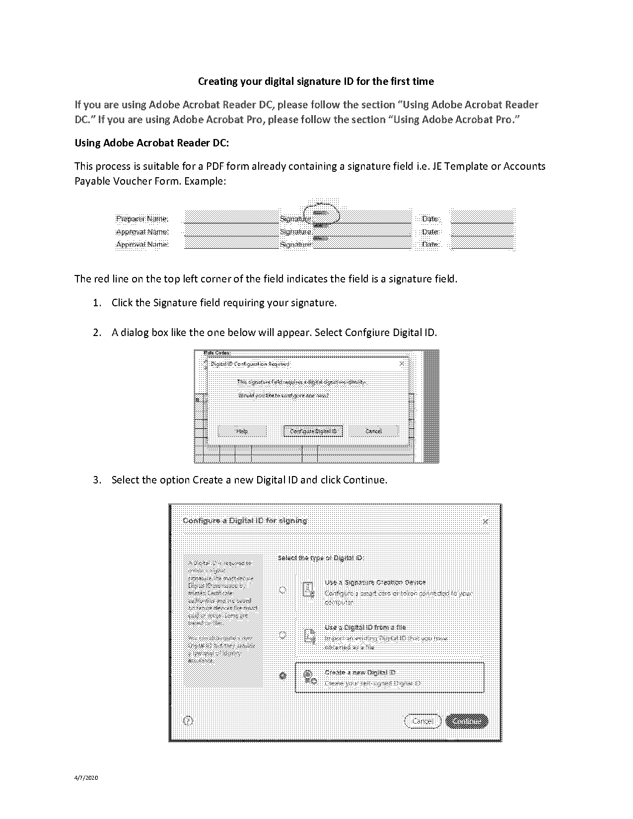 add signature field to pdf form