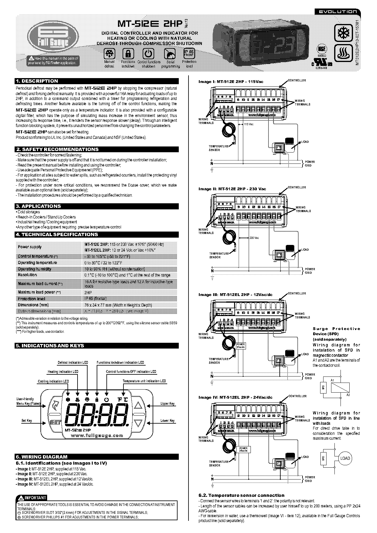 full gauge controls manual