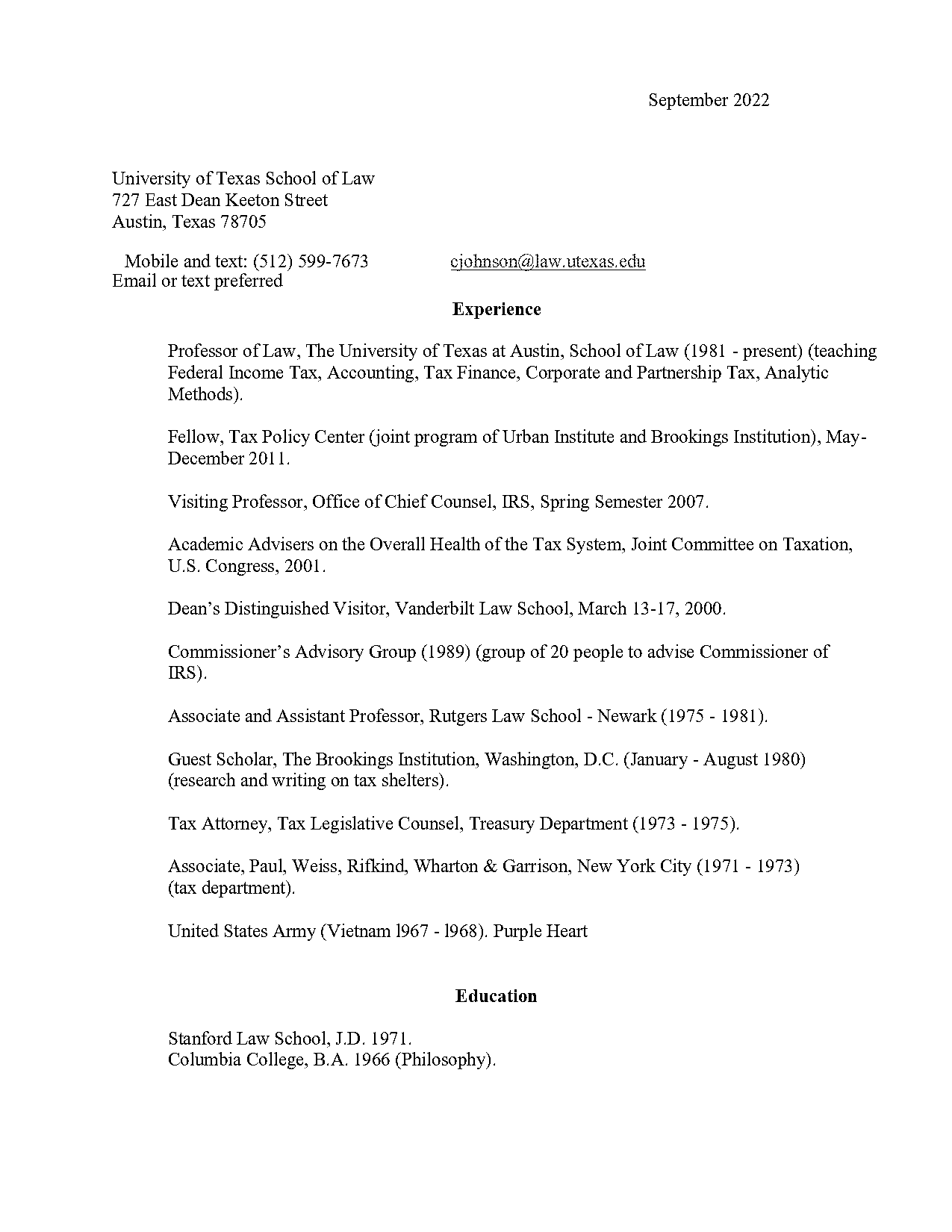 ut law letters of recommendation