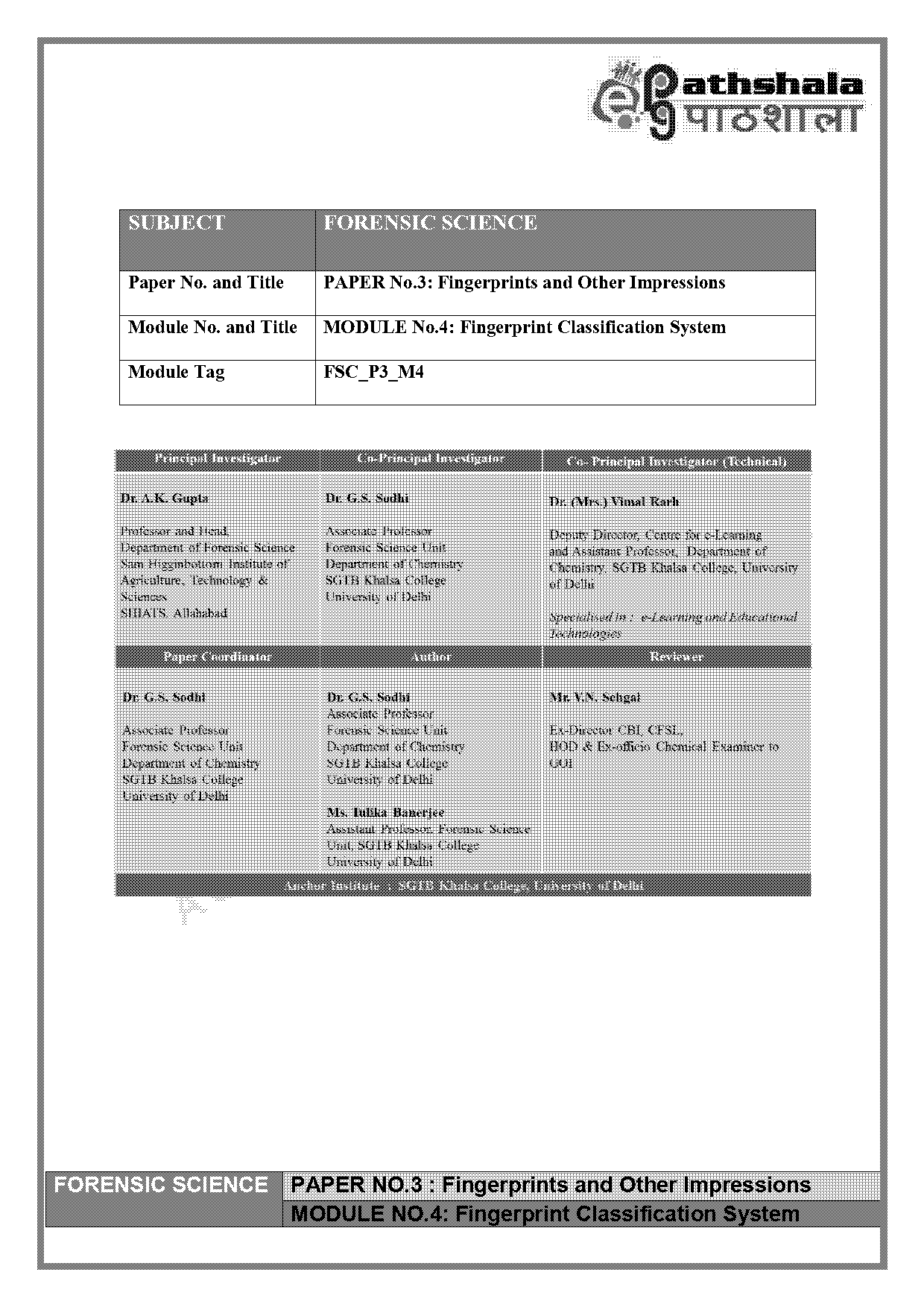 henry classification system worksheet answers