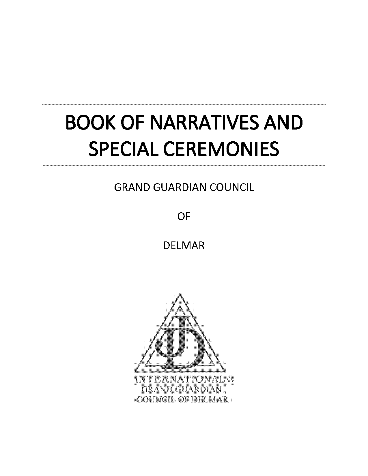 oes ritual book pdf