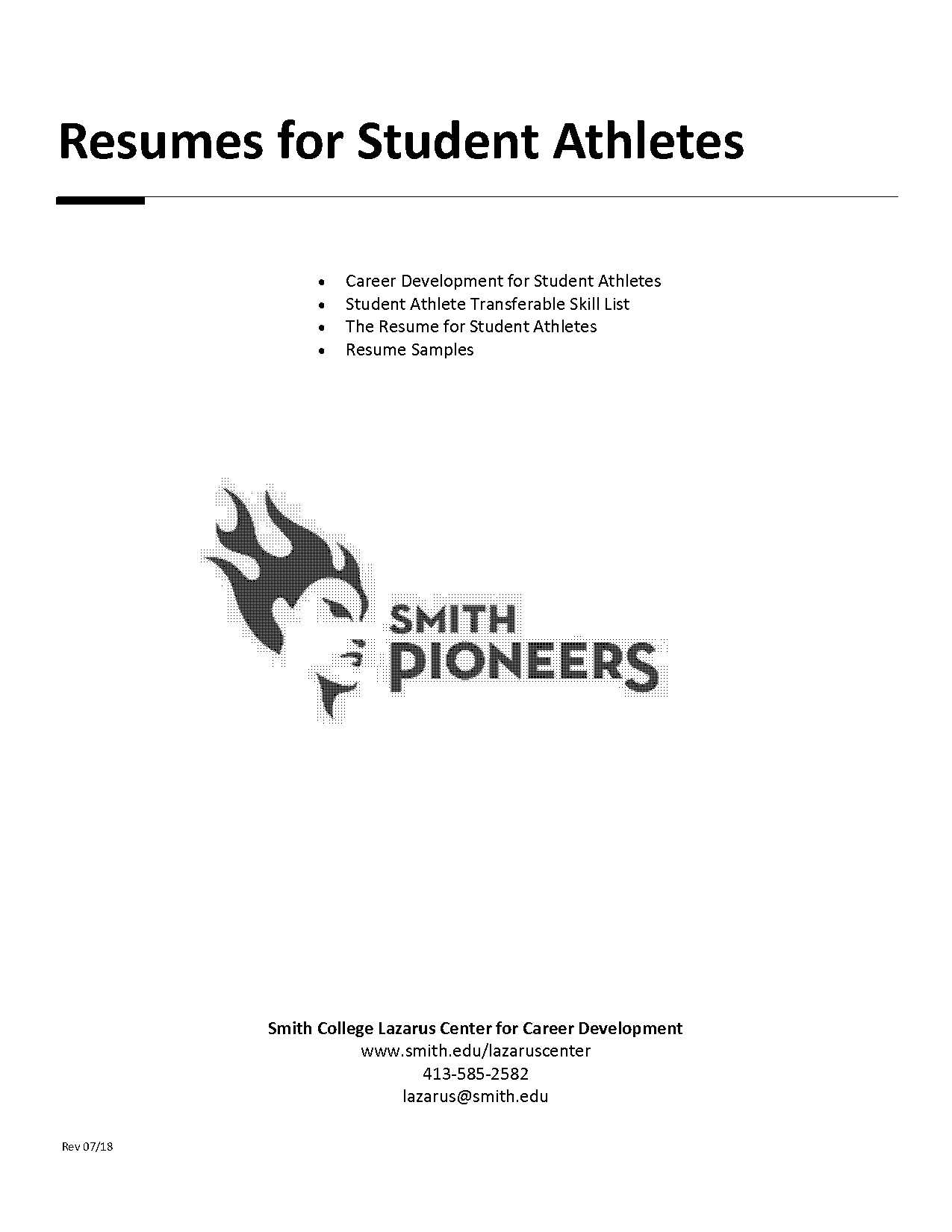 sample college student resumes