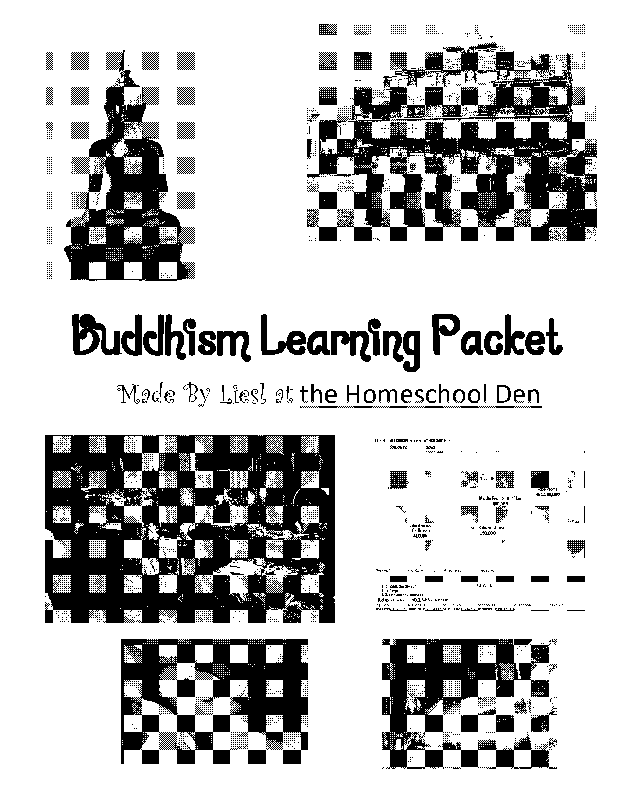 buddhism worksheets for kids